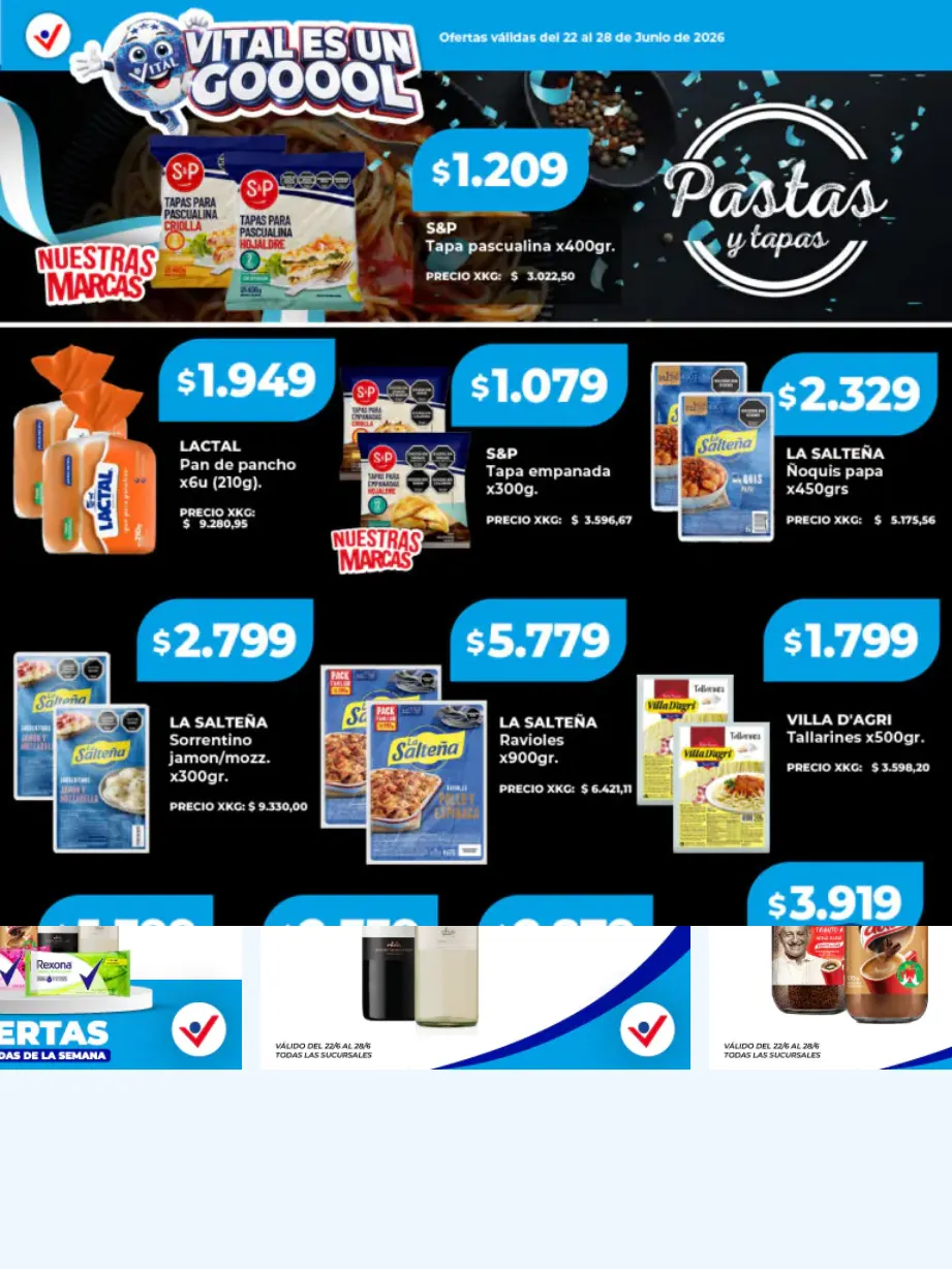 Ofertas de Vital Ofertas 22 de junio al 28 de junio 2026 - Página 6 del catálogo
