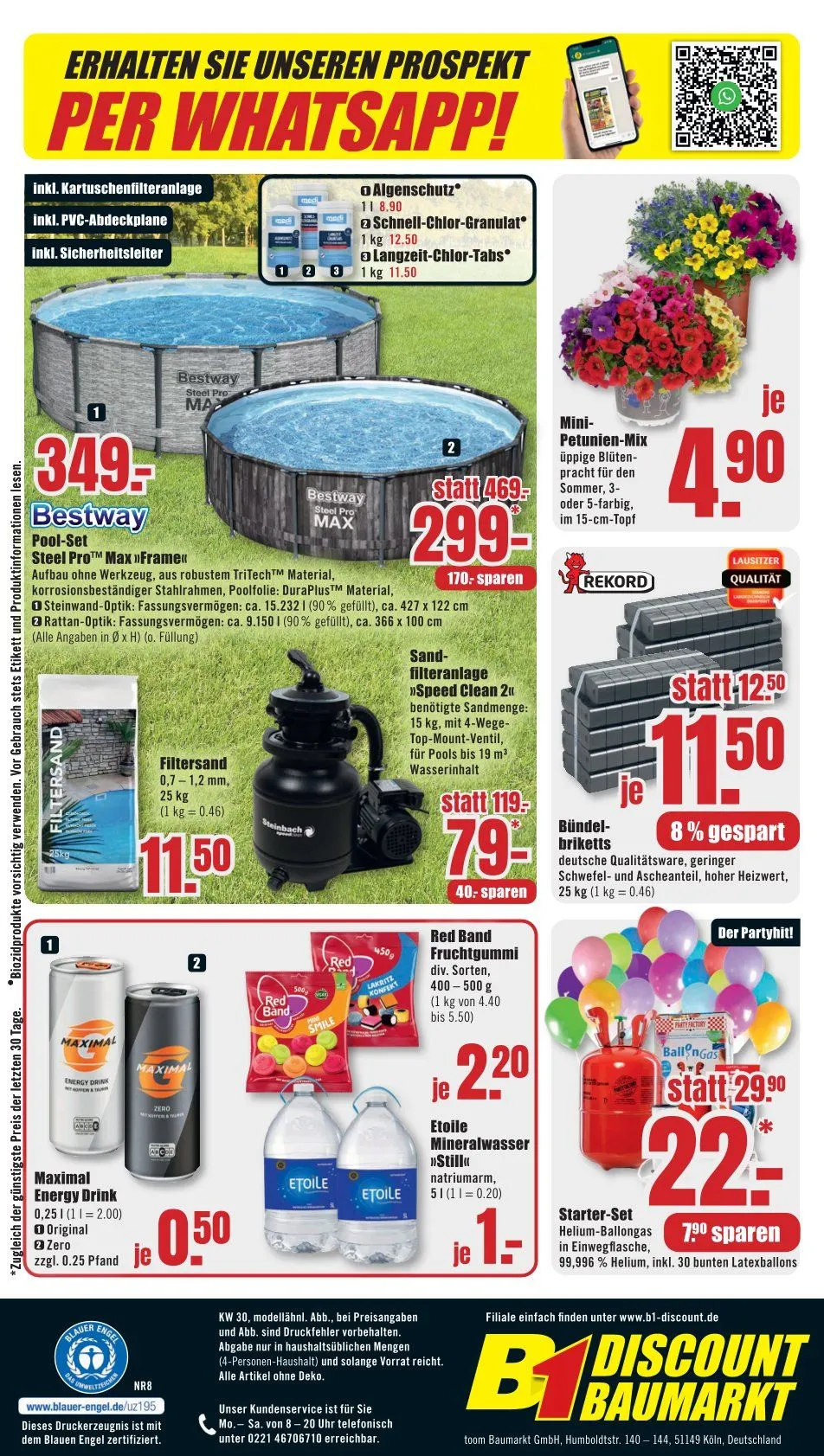 B1 Discount Baumarkt Prospekte von 19. Juli bis 25. Juli 2025 - Prospekt seite 6