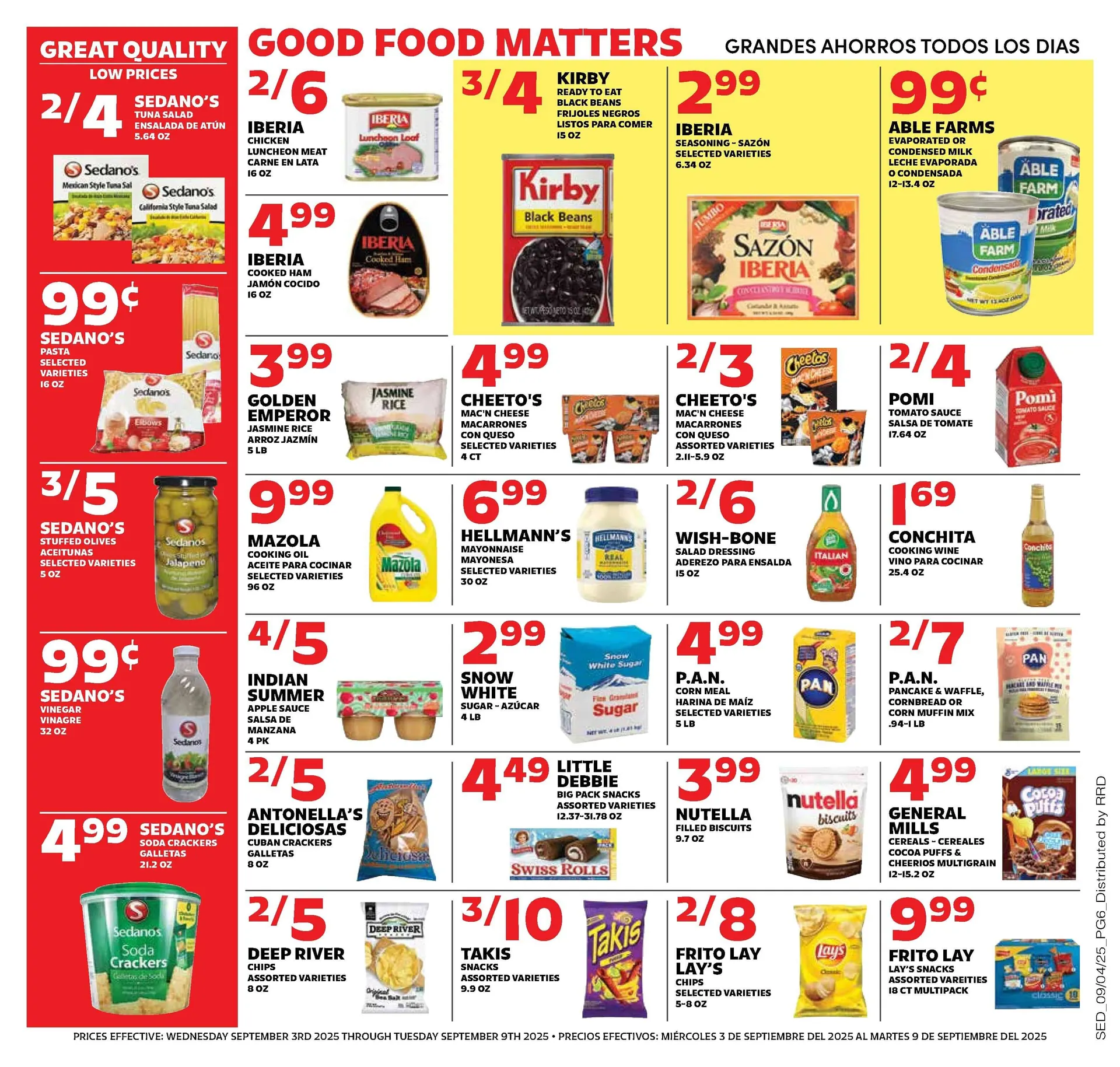Weekly ad Sedano's Sales from September 3 to September 9 2025 - Page 6