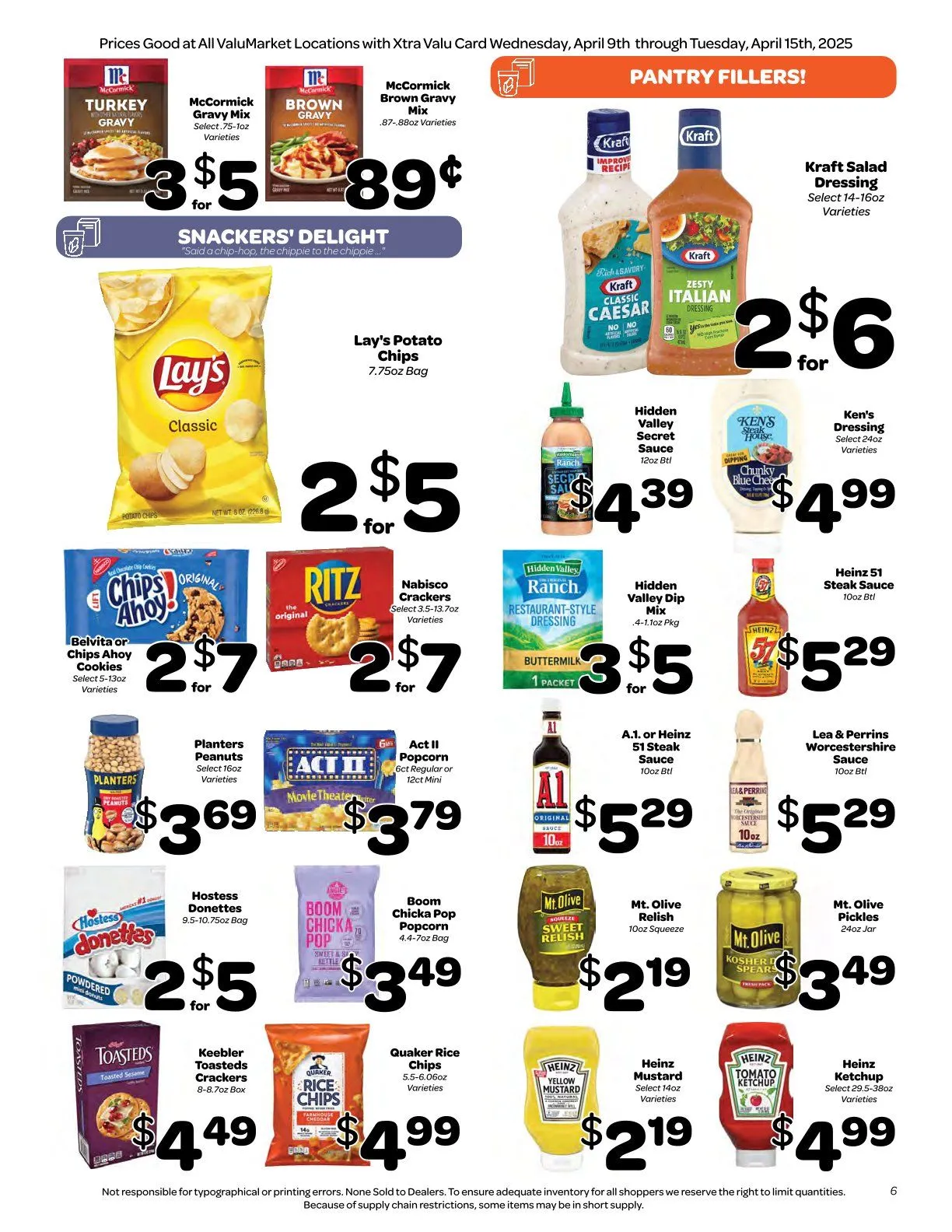 Weekly ad ValuMarket Sales from April 16 to April 22 2025 - Page 6