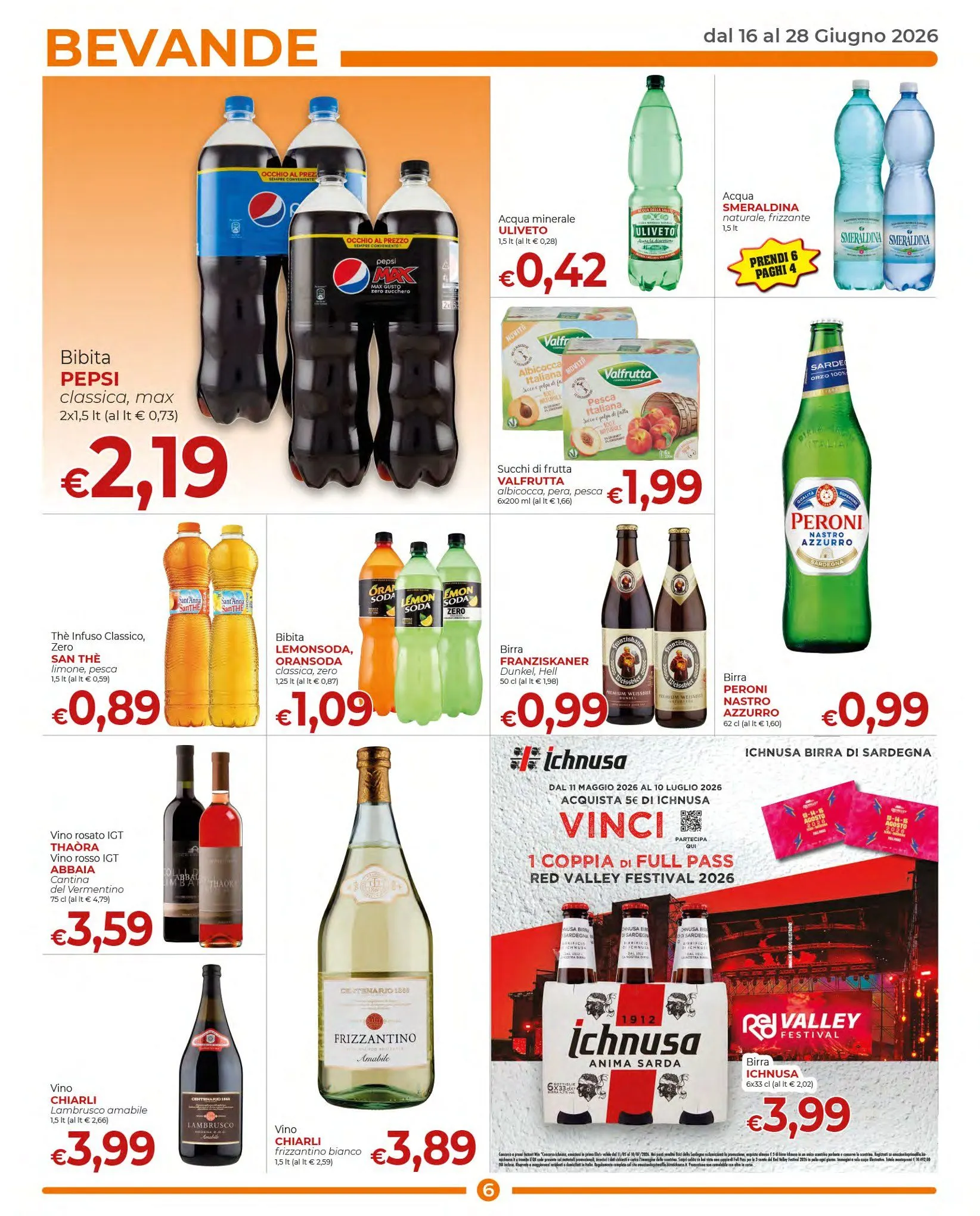Volantini Supermercati Nonna Isa da 16 giugno a 28 giugno di 2026 - Pagina del volantino 6