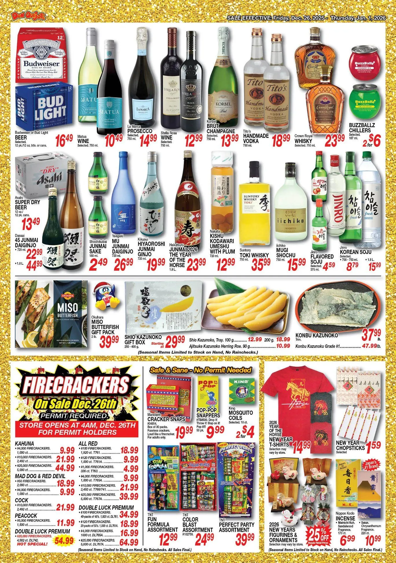 Weekly ad Don Quijote Hawaii Sales from December 26 to January 1 2026 - Page 6