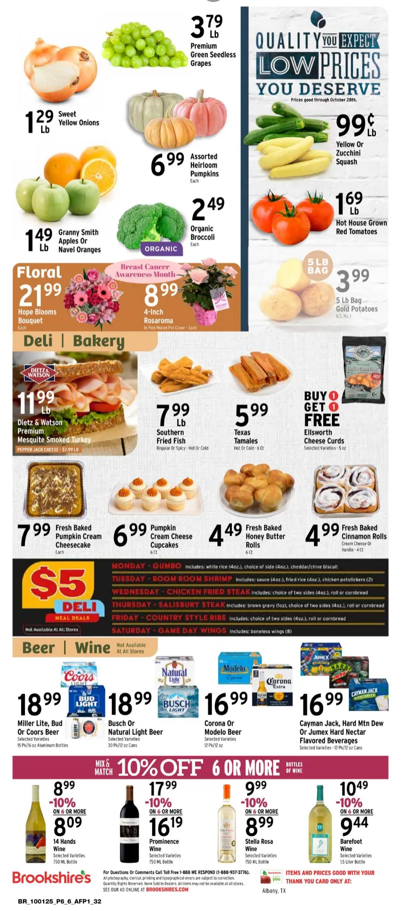 Weekly ad Brookshires  Sales from October 1 to October 7 2025 - Page 6