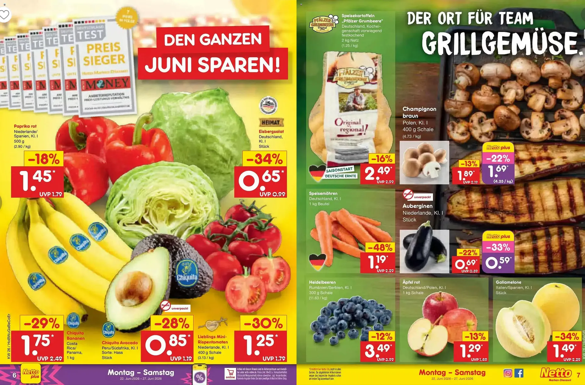 Netto Marken-Discount Folders van 22 juni tot 27 juni 2026 - Folder pagina 6