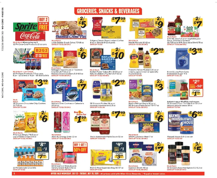 Weekly ad Winn Dixie Sales from July 22 to July 28 2026 - Page 6