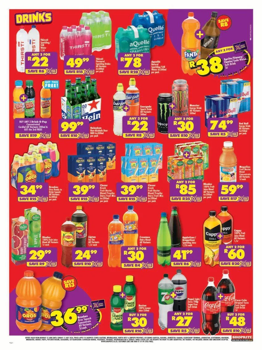 Shoprite Sales from 22 June to 12 July 2026 - Catalogue Page 6