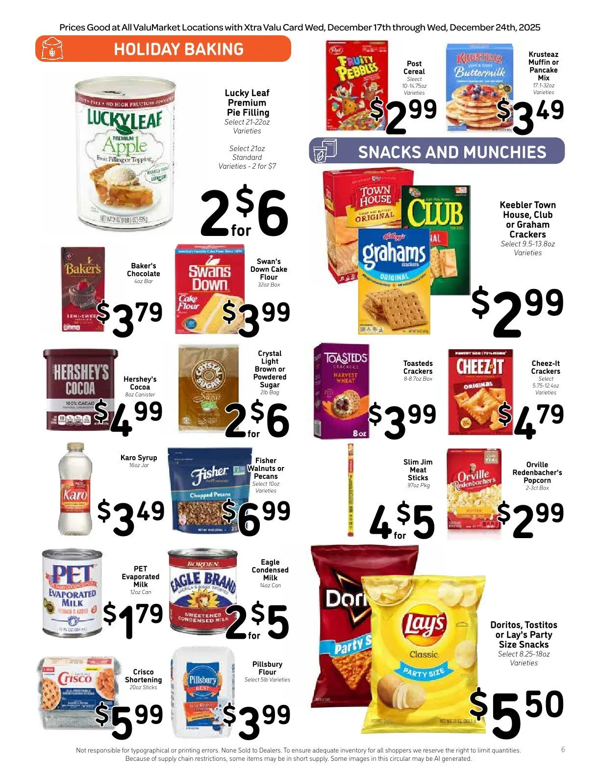 Weekly ad ValuMarket Sales from December 17 to December 24 2025 - Page 6