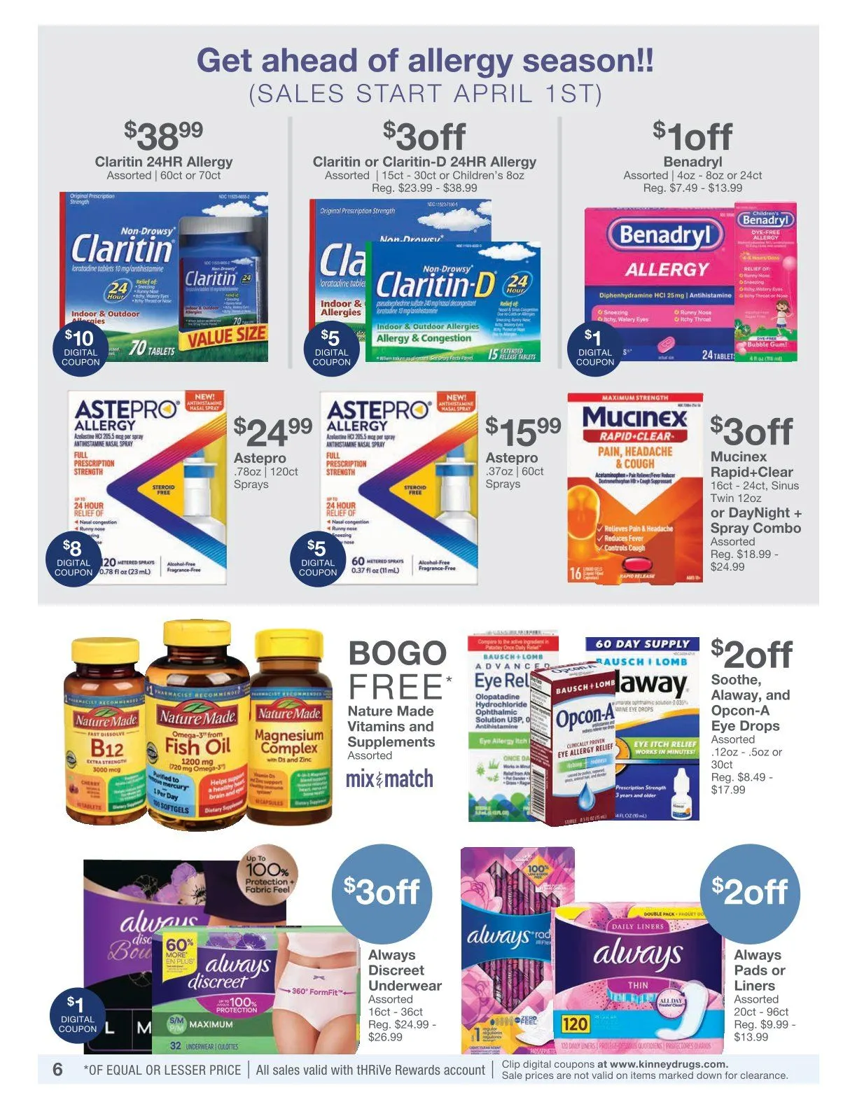 Weekly ad  Kinney Drugs weekly ads from April 1 to April 7 2026 - Page 6