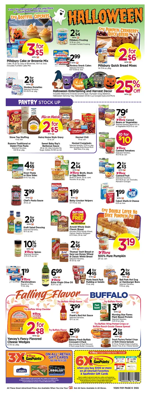 Weekly ad Tops Friendly Markets  Sales from October 26 to November 1 2025 - Page 6