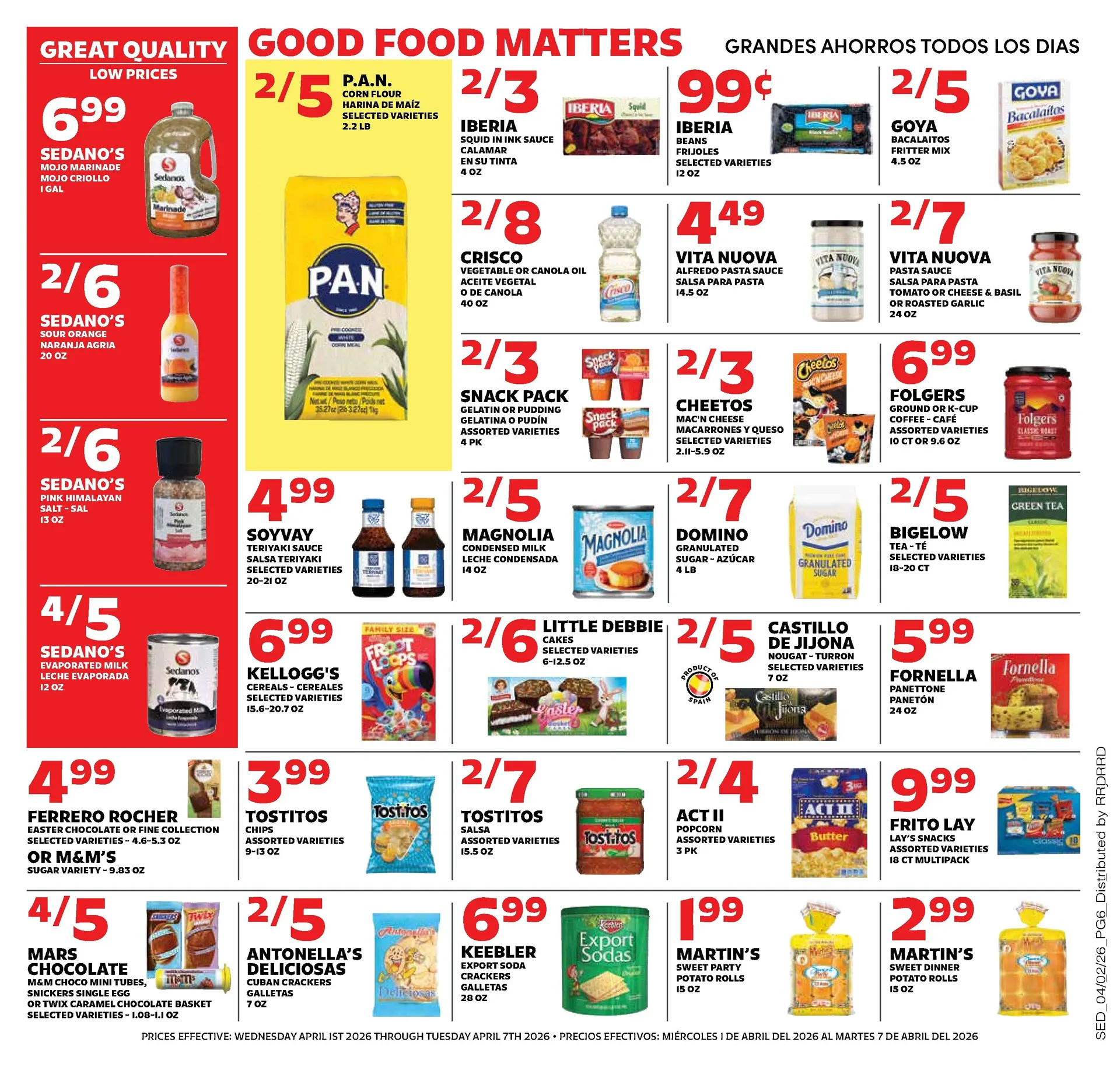 Weekly ad Sedano's Sales from April 1 to April 7 2026 - Page 6