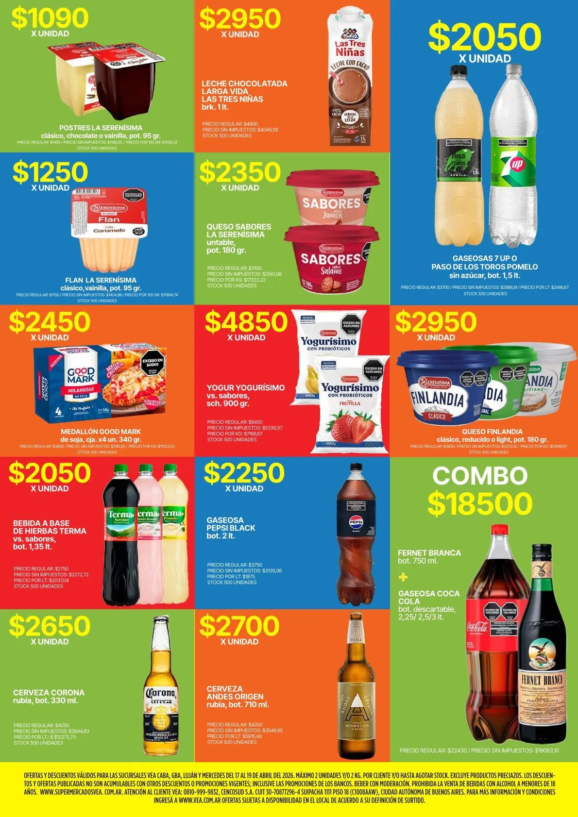 Ofertas de  Vea Ofertas 17 de abril al 19 de abril 2026 - Página 6 del catálogo