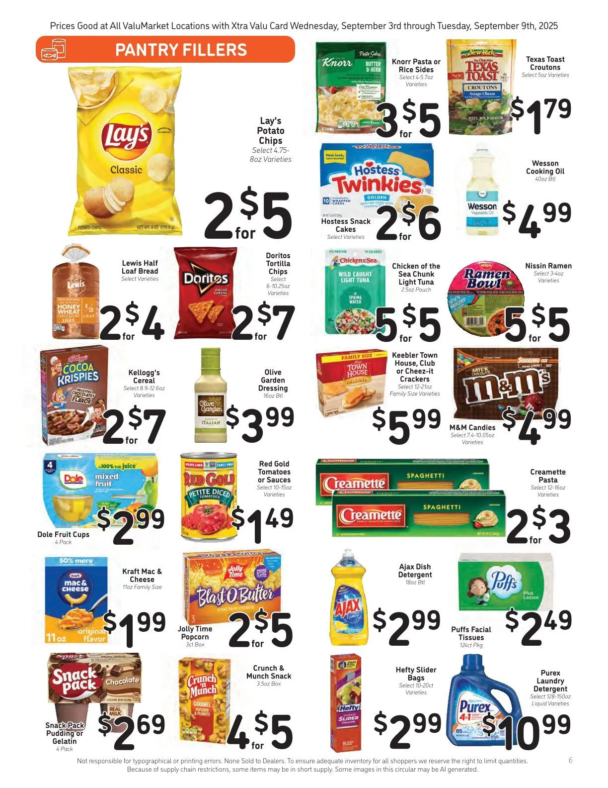 Weekly ad ValuMarket Sales from September 3 to September 10 2025 - Page 6