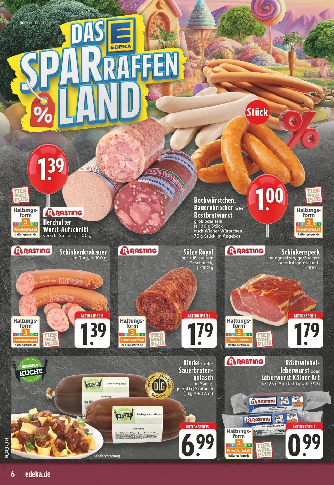 Edeka  Angebote von 10. November bis 15. November 2025 - Prospekt seite 6