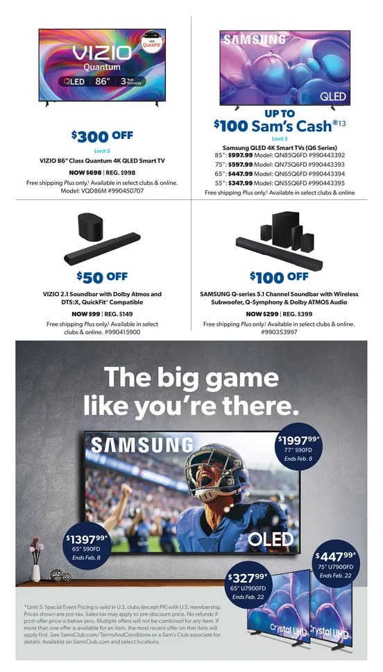 Weekly ad Sam's Club  Sales from January 28 to February 22 2026 - Page 7