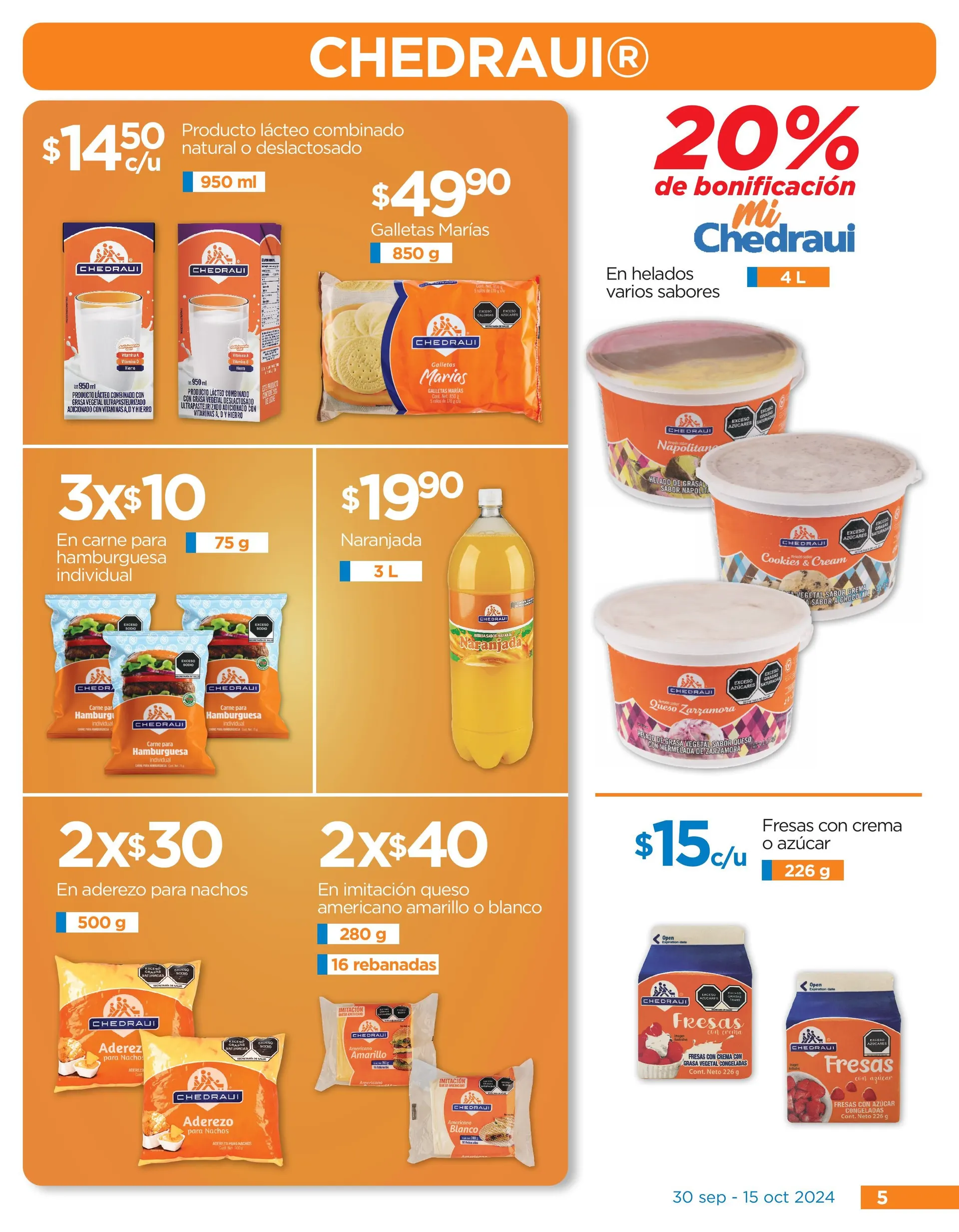 Catálogo de Últimas ofertas en marcas de Chedraui 30 de septiembre al 15 de octubre 2024 - Pagina 5