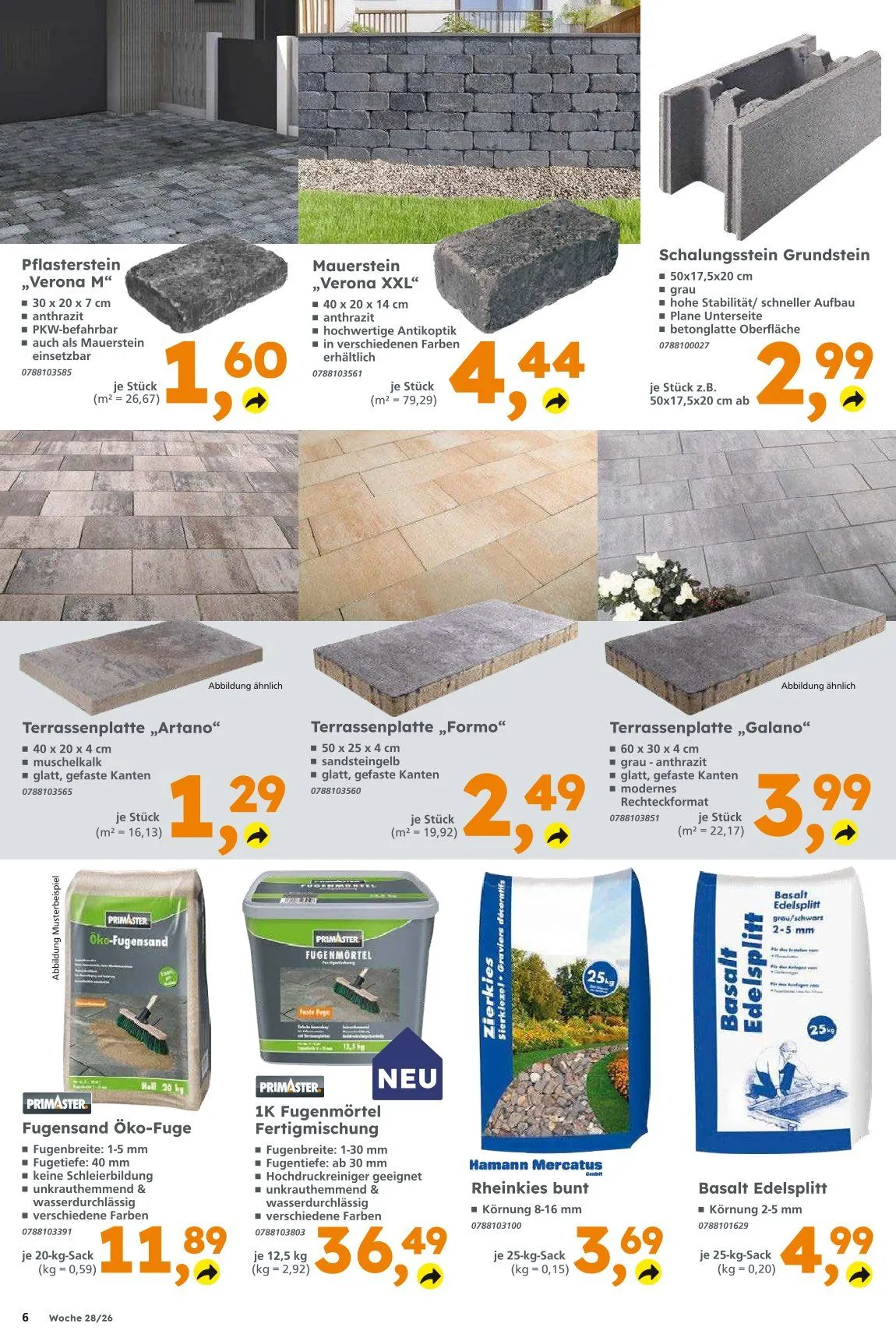 Globus Baumarkt Angebote von 5. Juli bis 11. Juli 2026 - Prospekt seite 6