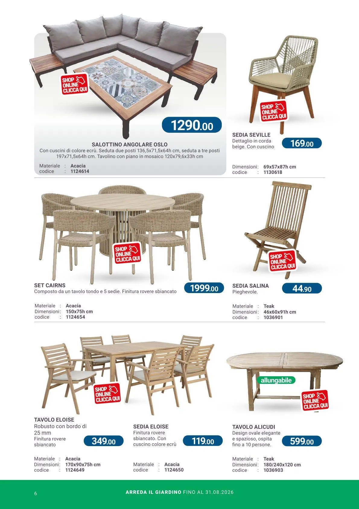  Volantini Cfadda da 8 aprile a 31 agosto di 2026 - Pagina del volantino 6