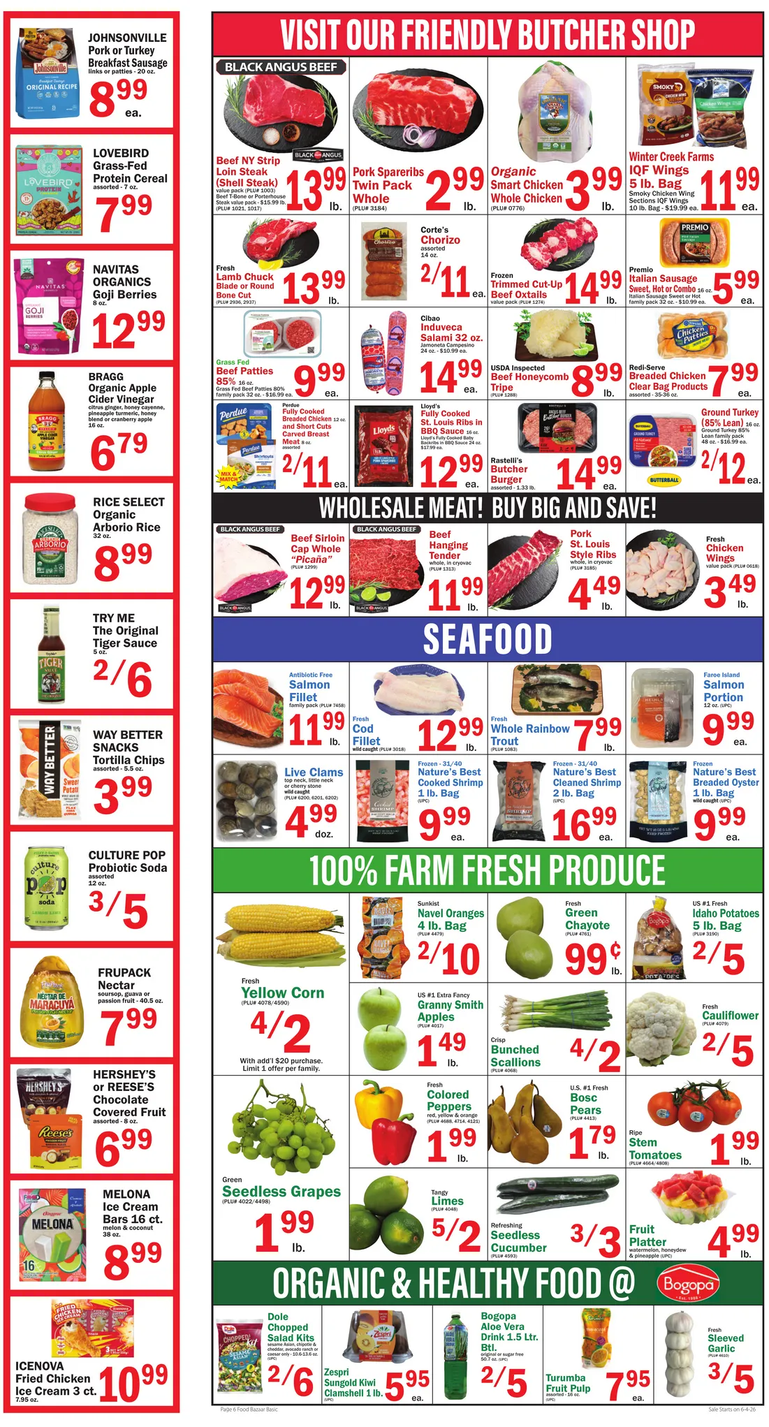Weekly promotion  Food Bazaar Sales spanning from June 4 to June 10 2026 - Page 6 for Catalogue 365
