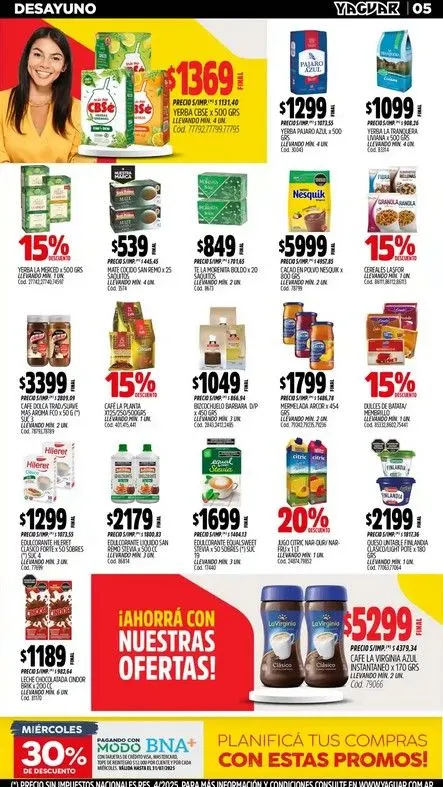 Ofertas de Ofertas Yaguar 28 de julio al 3 de agosto 2025 - Página 5 del catálogo