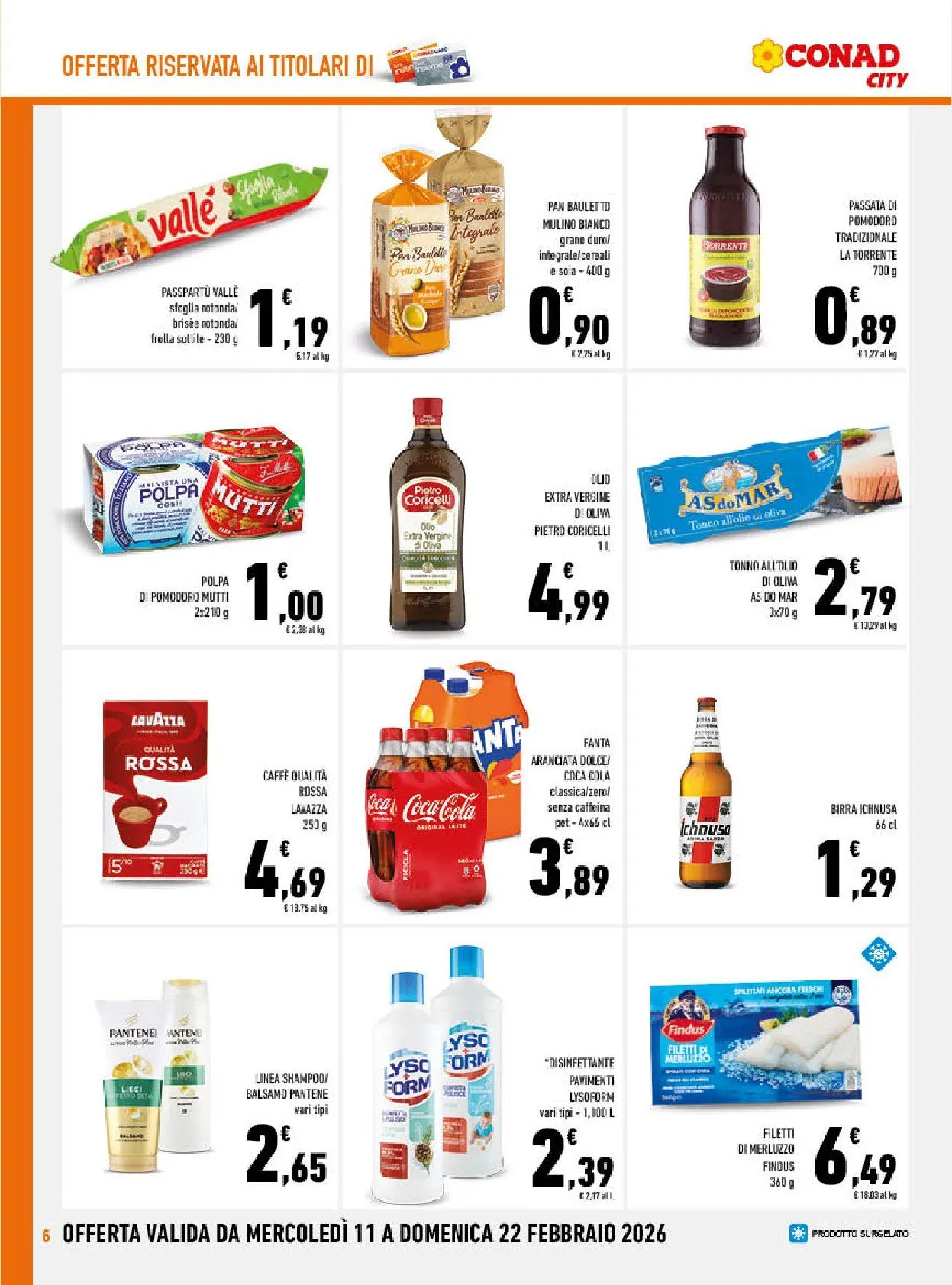 Conad Volantino da 11 febbraio a 22 febbraio di 2026 - Pagina del volantino 6