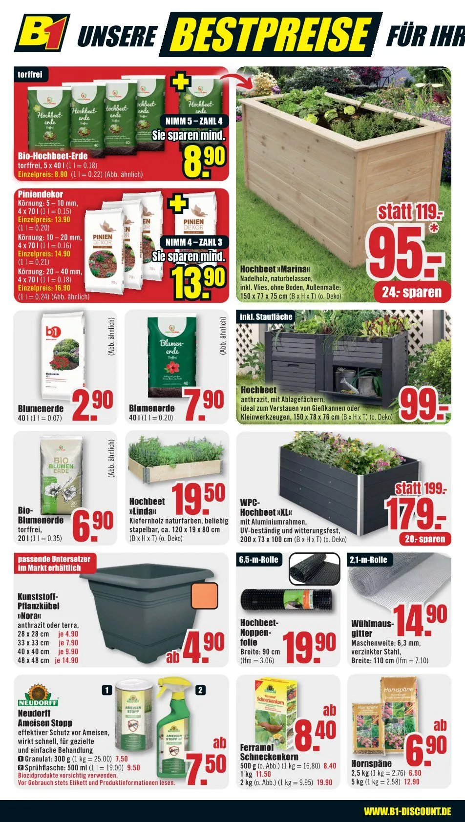 B1 Discount Baumarkt Angebote von 11. April bis 17. April 2026 - Prospekt seite 6