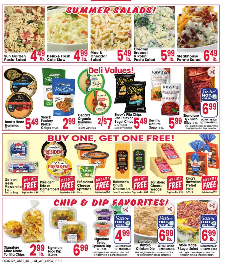 Weekly promotion Jewel Osco Sales spanning from May 20 to May 26 2026 - Page 6 for Catalogue 365