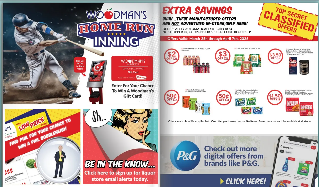 Weekly ad Woodman's Market Sales from March 26 to April 1 2026 - Page 6