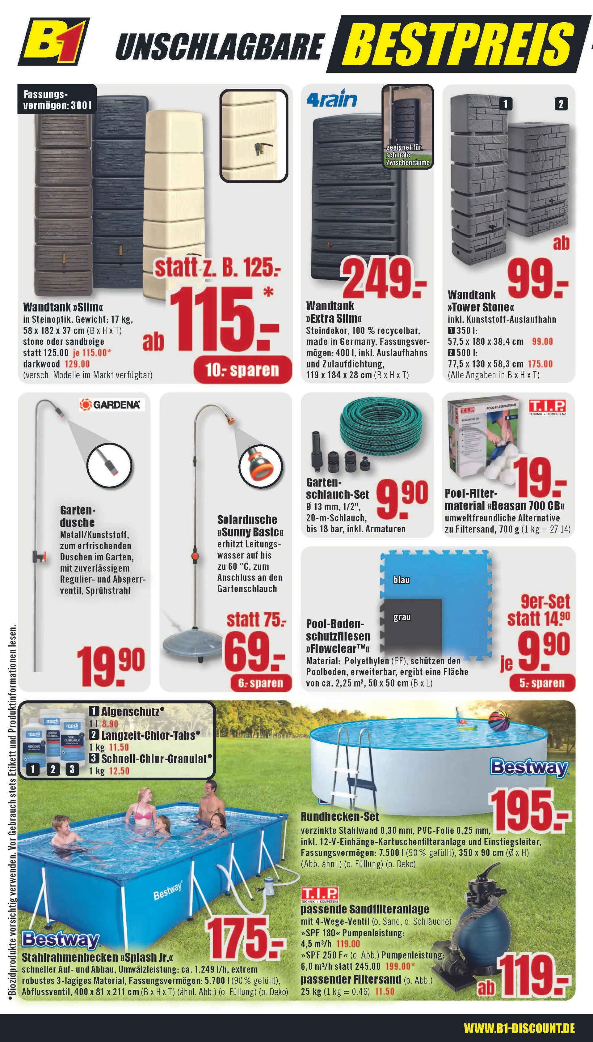 B1 Discount Baumarkt Prospekte von 7. Juni bis 13. Juni 2025 - Prospekt seite 6
