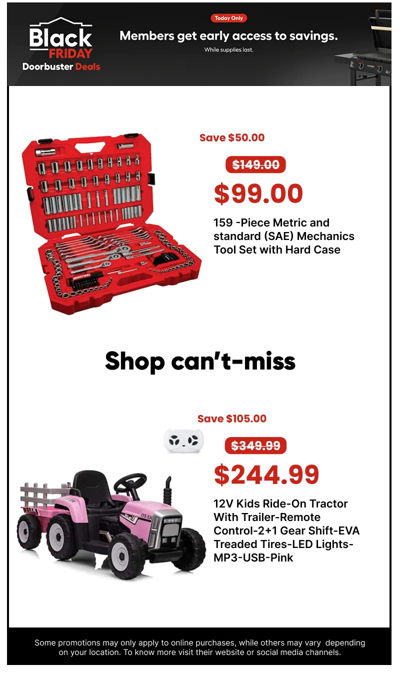 Weekly promotion Black friday deals spanning from November 27 to December 5 2025 - Page 5 for Catalogue 365