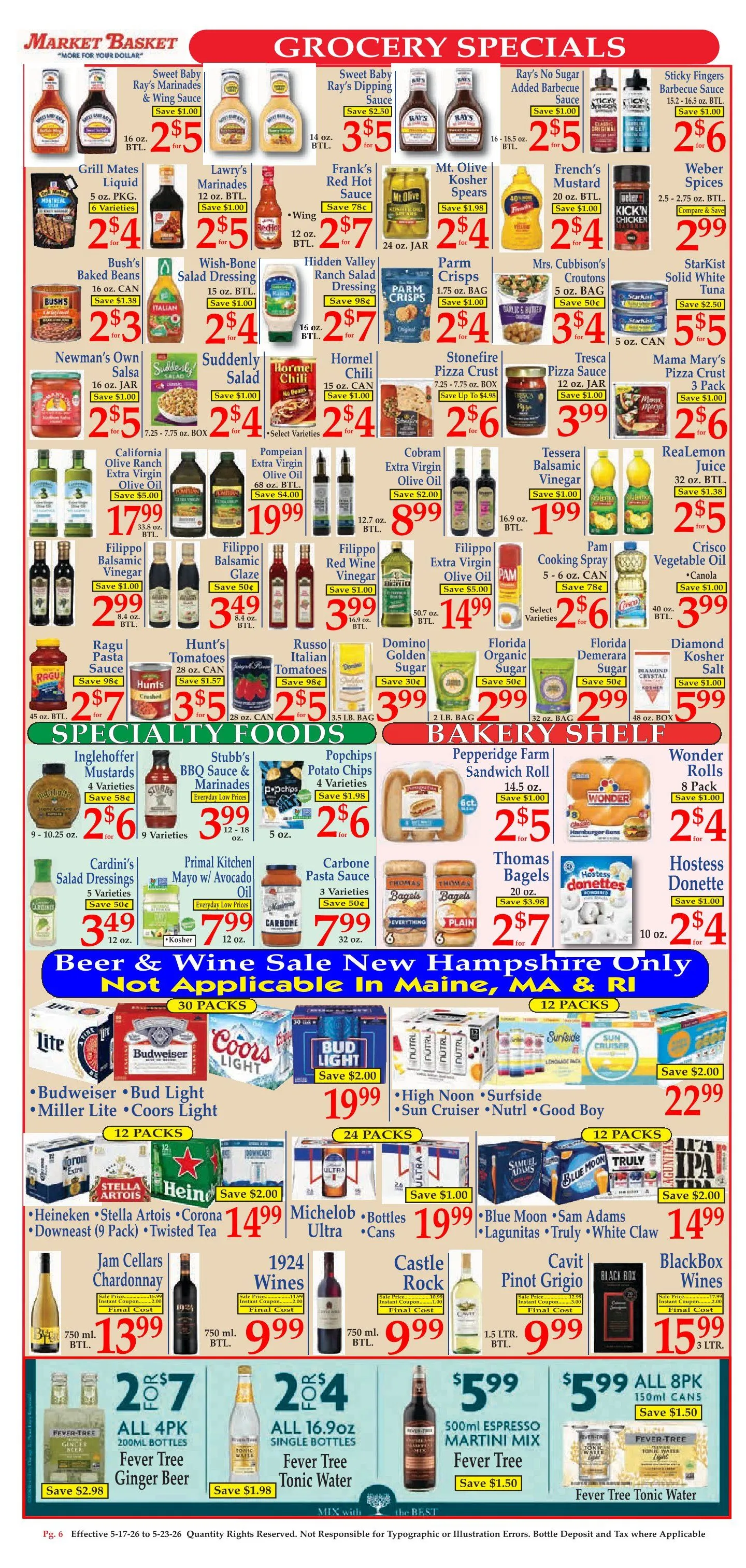 Weekly ad Market Basket Sales from May 17 to May 23 2026 - Page 6