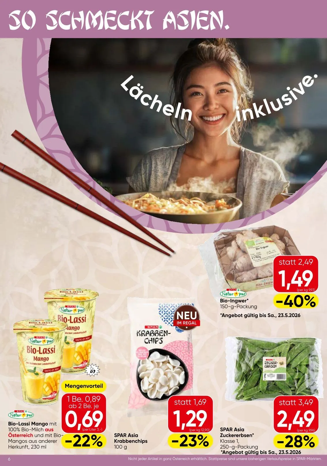 SPAR Prospekte von 21. Mai bis 2. Juni 2026 - Flugblätt seite 6