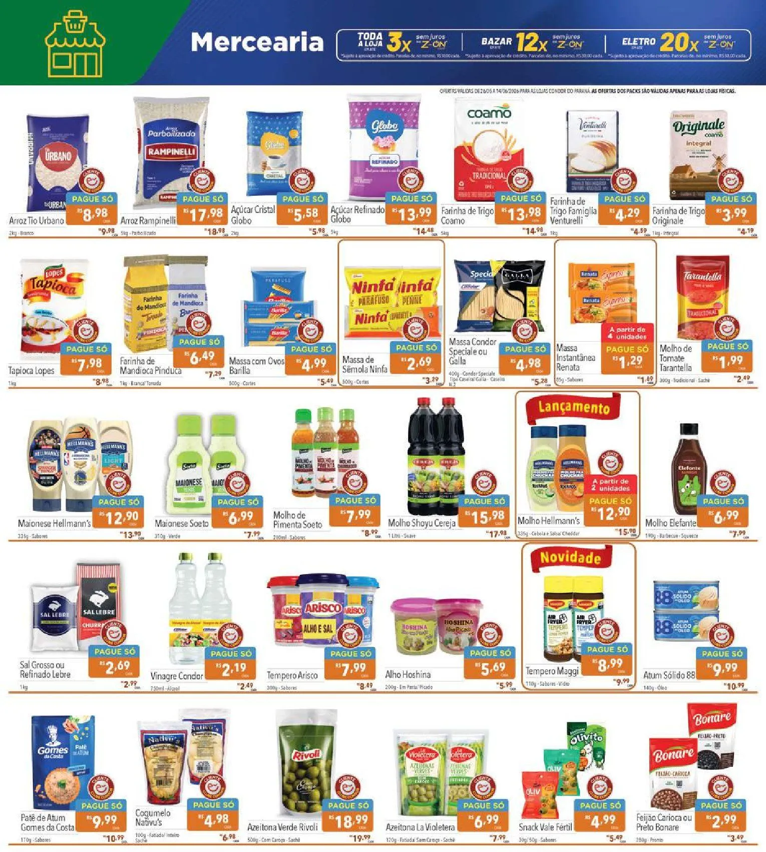 Encarte de Folhetos Supermercados Condor  26 de maio até 14 de junho 2026 - Pagina 6