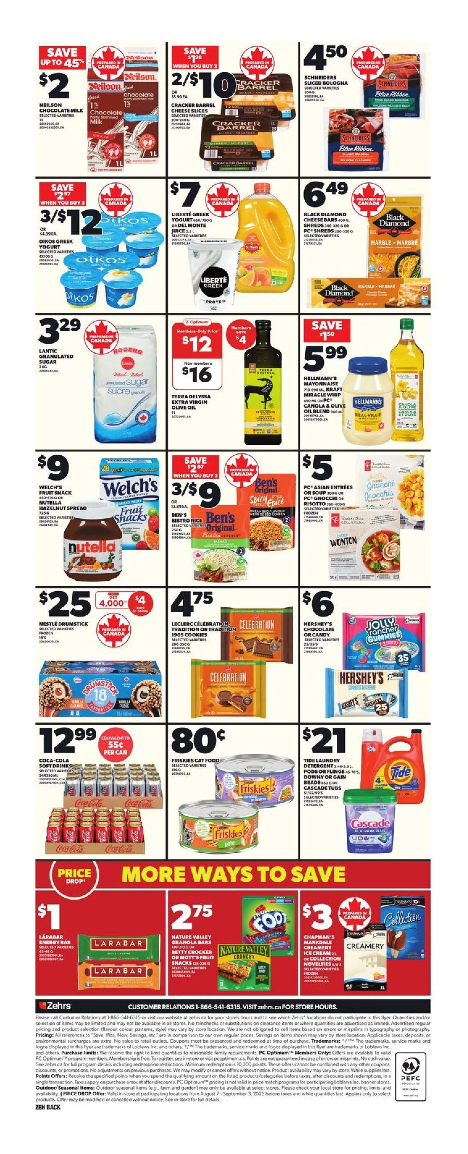 Zehrs Sales from August 21 to August 27 2025 - flyer page 6