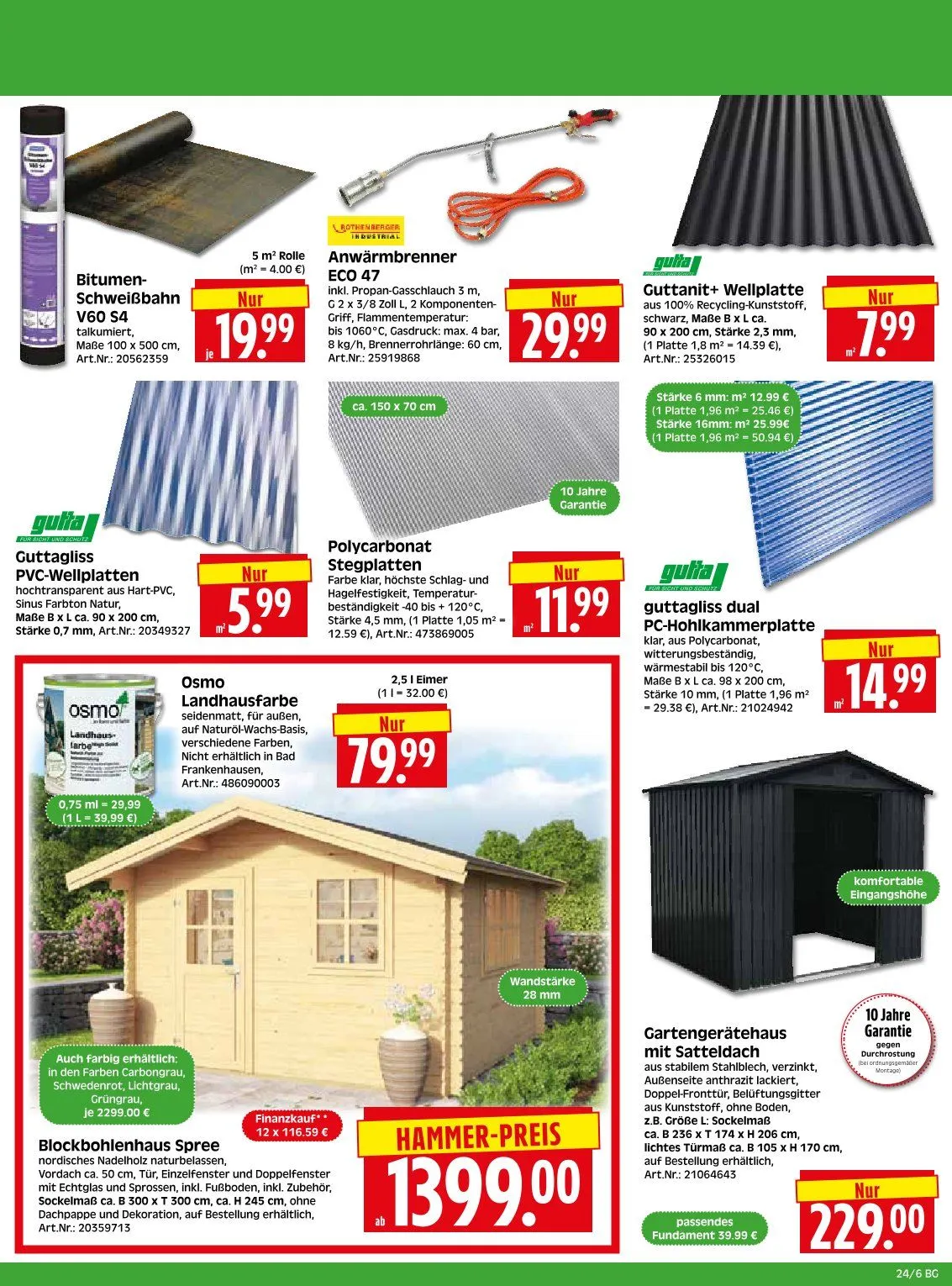 Herkules Baumarkt Angebote von 8. Juni bis 13. Juni 2026 - Prospekt seite 6