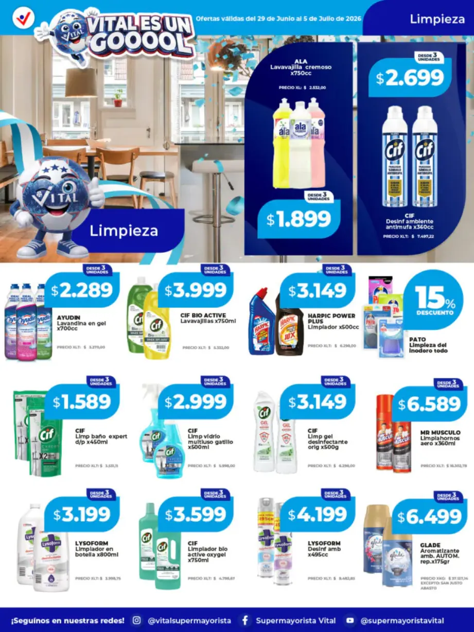 Ofertas de  Ofertas Vital 29 de junio al 5 de julio 2026 - Página 6 del catálogo