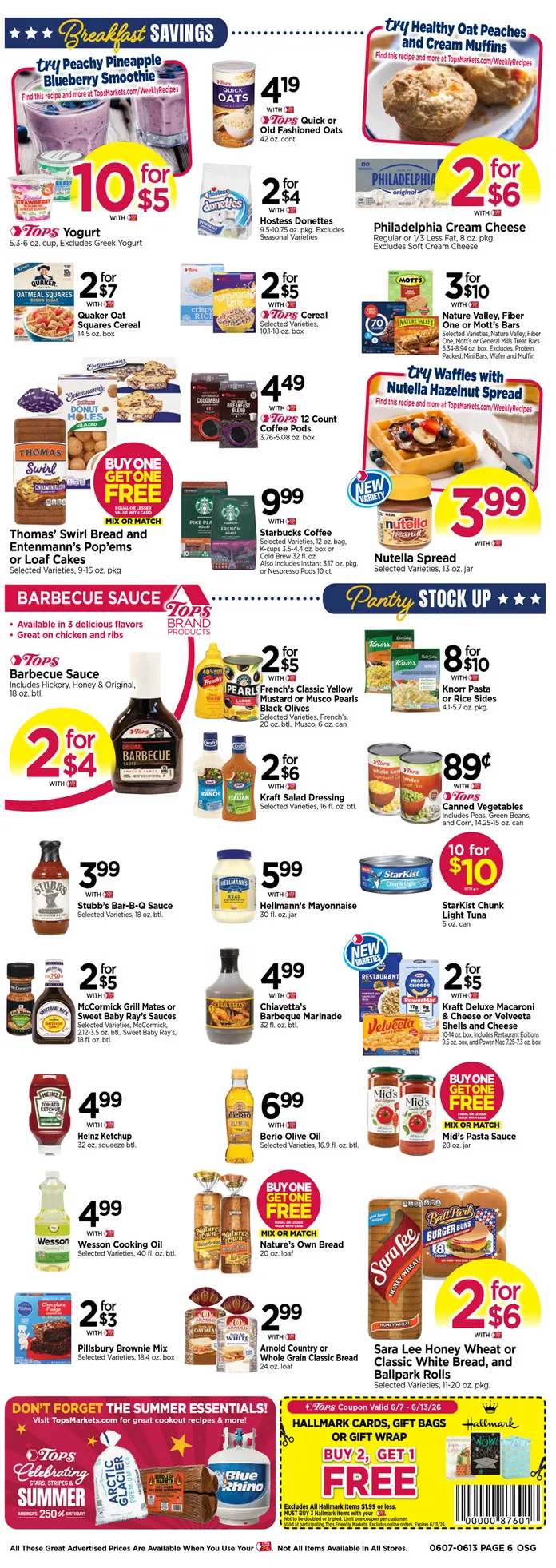 Weekly ad Tops Friendly Markets Sales from June 8 to June 13 2026 - Page 6