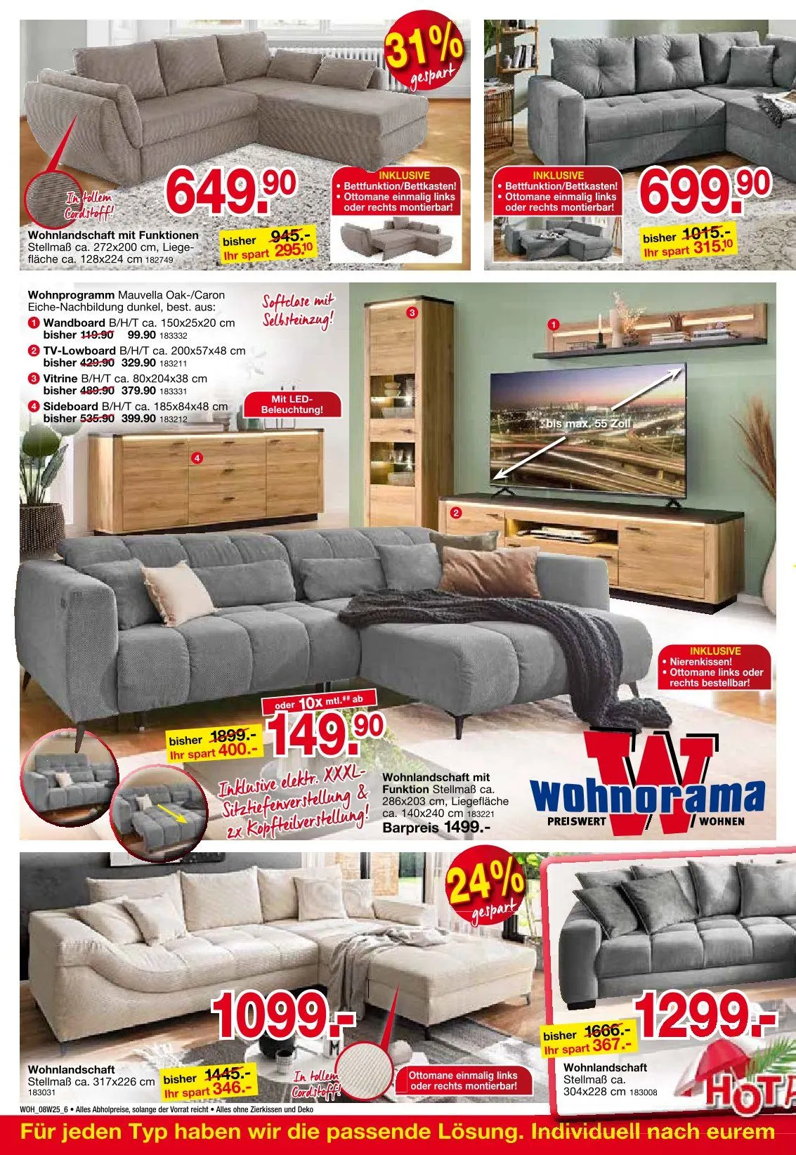 Wohnorama Prospekte von 1. August bis 29. August 2025 - Prospekt seite 6
