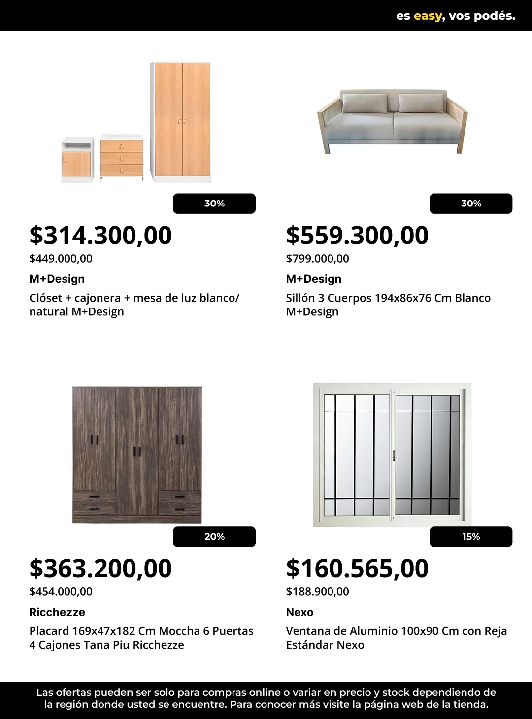 Ofertas de  Easy Ofertas 14 de abril al 3 de mayo 2026 - Página 6 del catálogo