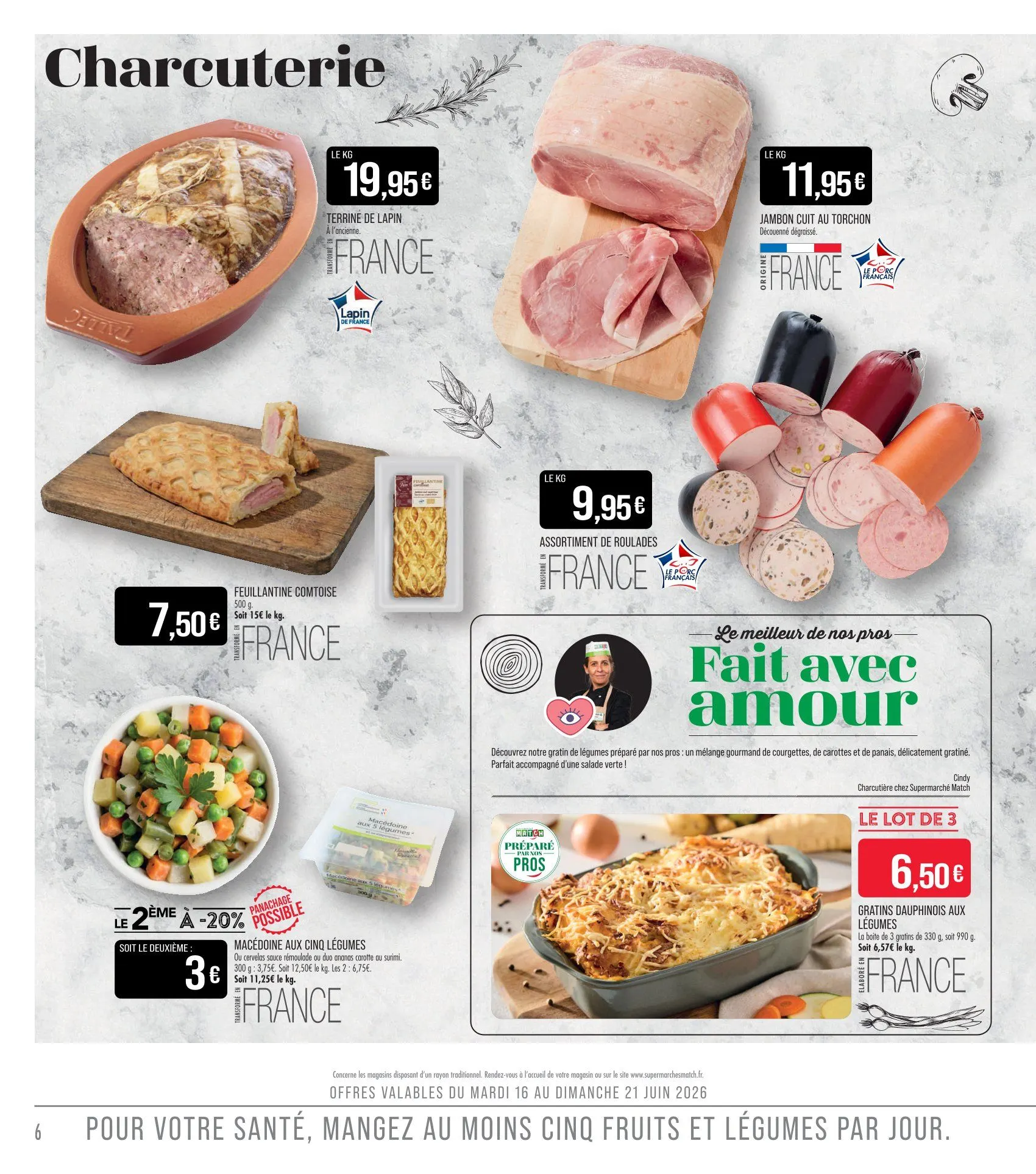 Catalogues Supermarché Match du 16 juin au 28 juin 2026 - Catalogue page 6