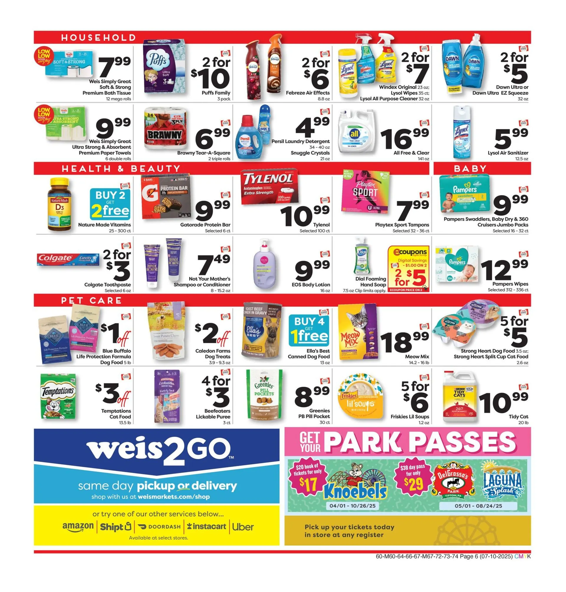 Weekly ad Weis Sales from July 10 to August 20 2025 - Page 6