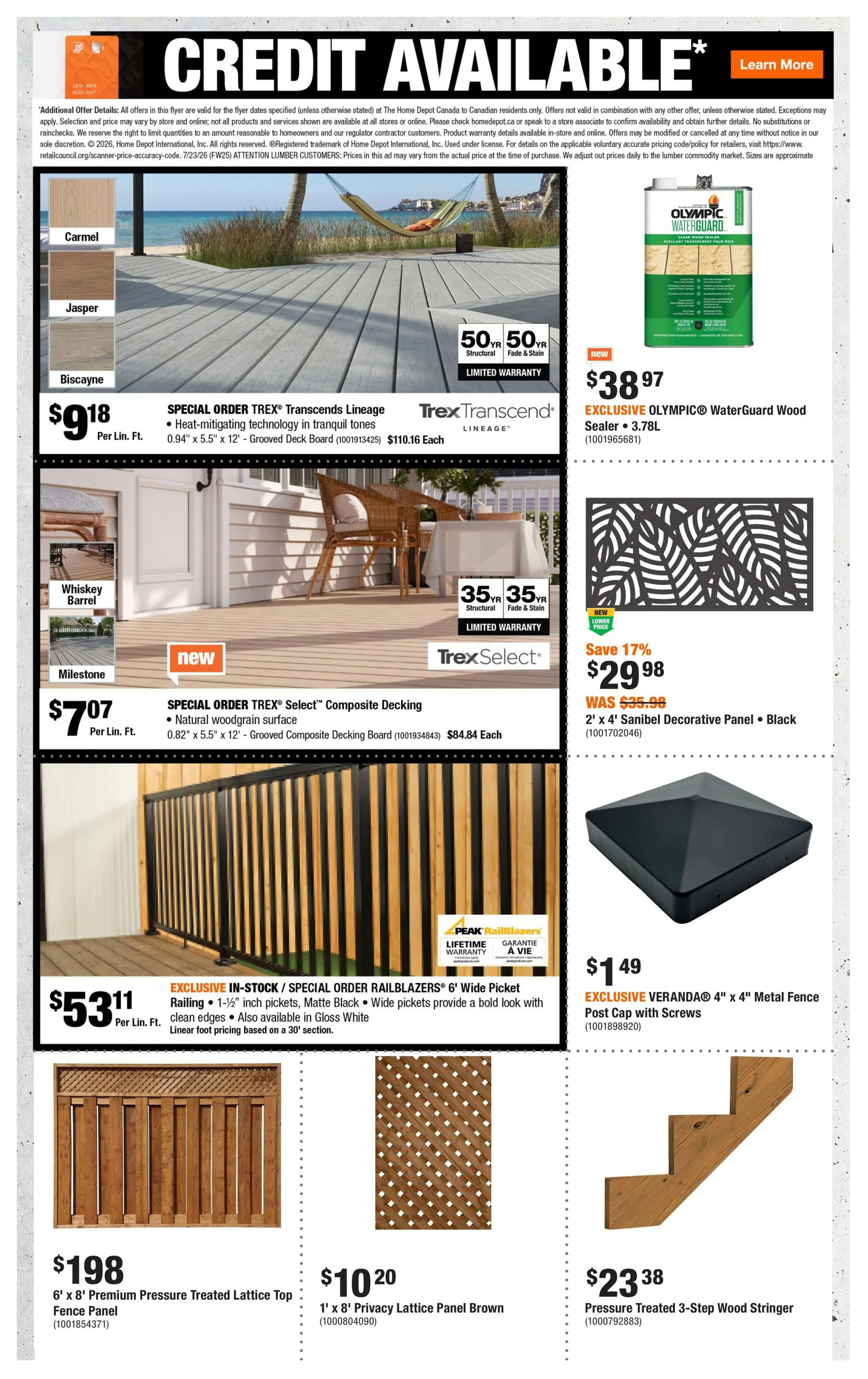 The Home Depot Sales from July 23 to August 5 2026 - flyer page 6