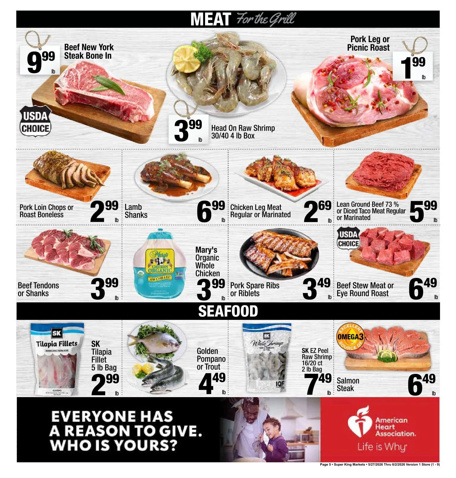 Weekly promotion Super King Markets Sales spanning from May 27 to June 2 2026 - Page 6 for Catalogue 365