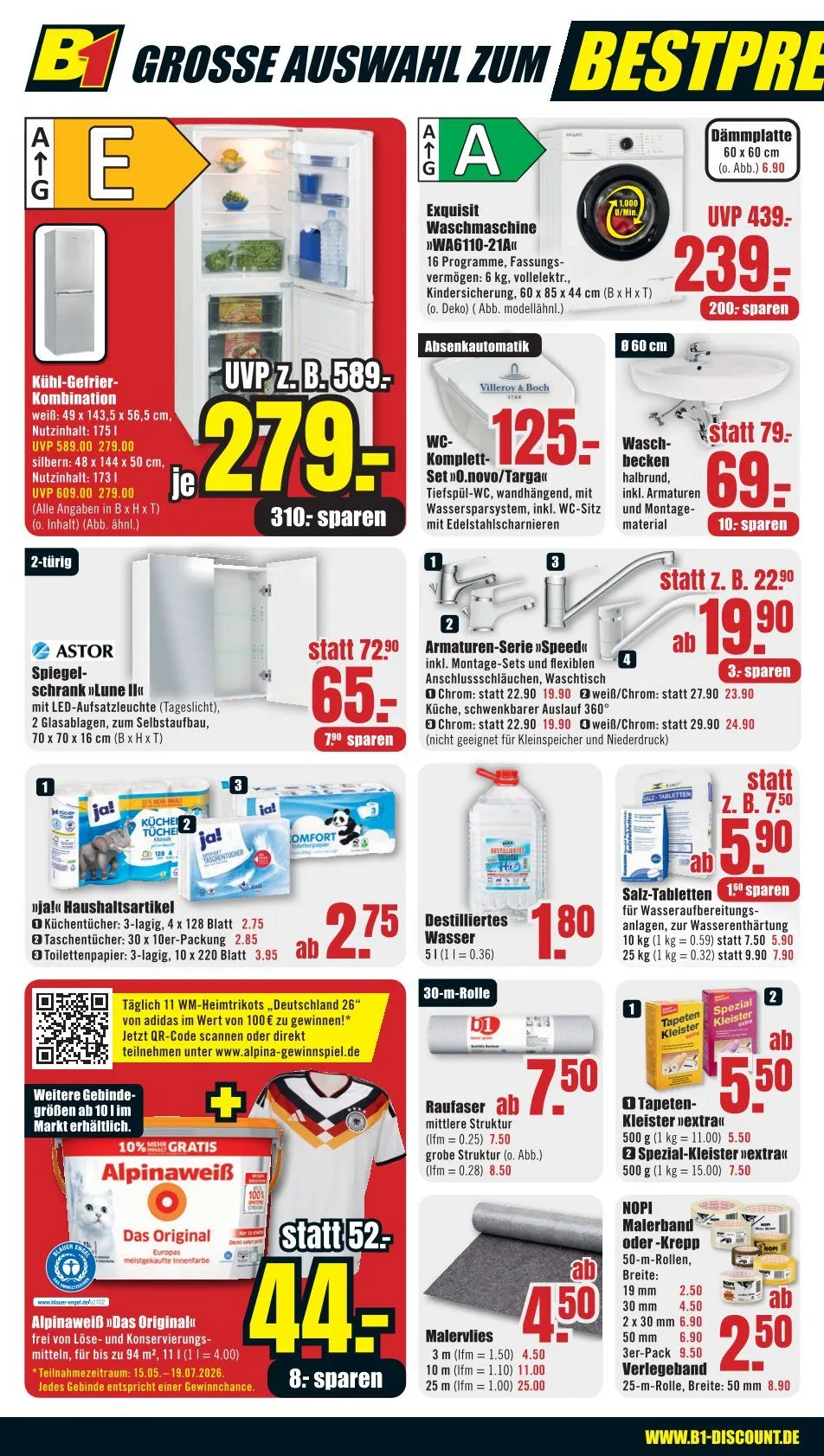 B1 Discount Baumarkt Angebote von 11. Juli bis 17. Juli 2026 - Prospekt seite 6
