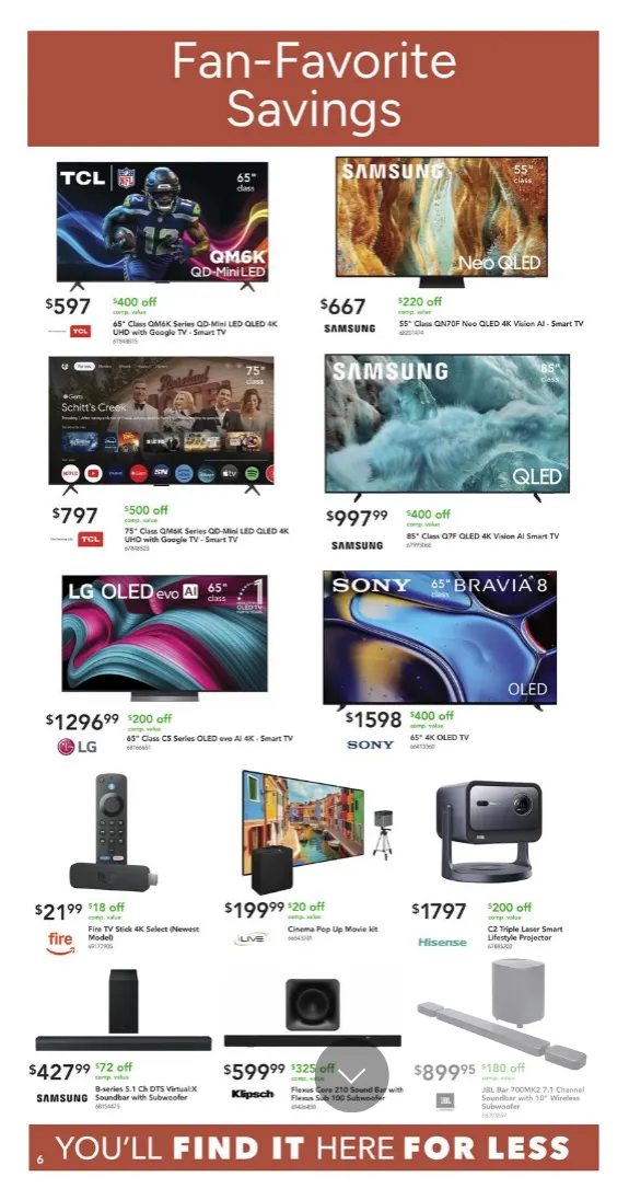 Weekly ad Nebraska Furniture Mart Sales from March 4 to March 10 2026 - Page 6