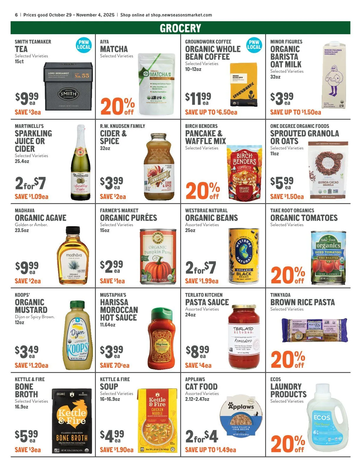 Weekly ad New Seasons Market Sales from October 29 to November 4 2025 - Page 6