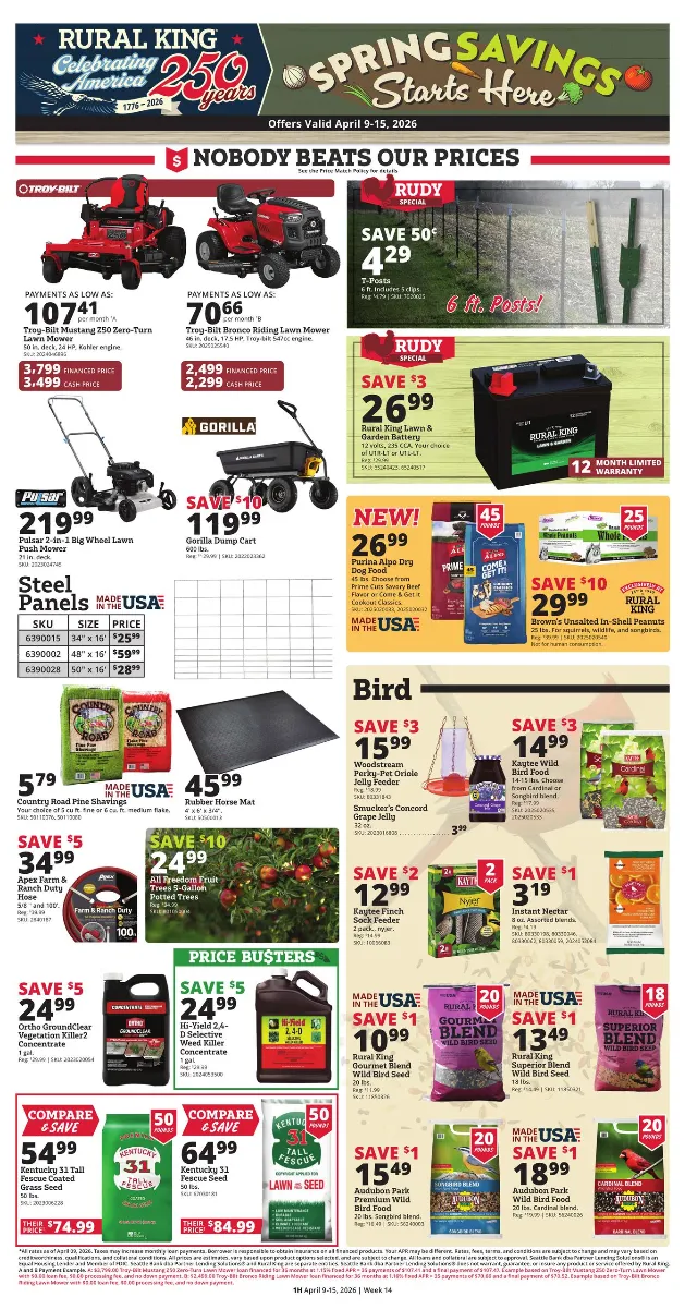 Weekly ad Rural king Sales from April 9 to April 15 2026 - Page 6