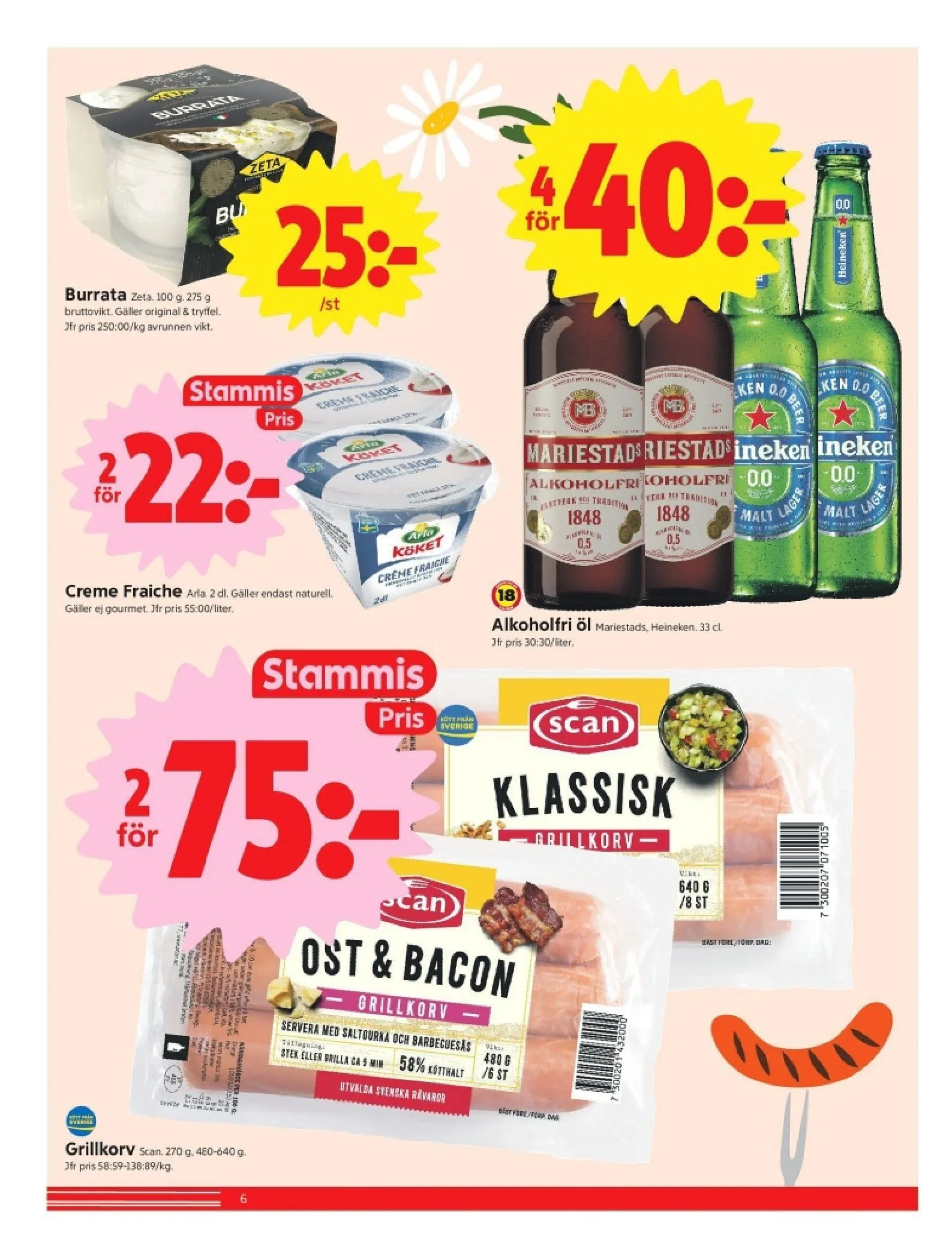 ICA från 29 juni till 12 juli 2026 - Reklamblad sidor 6