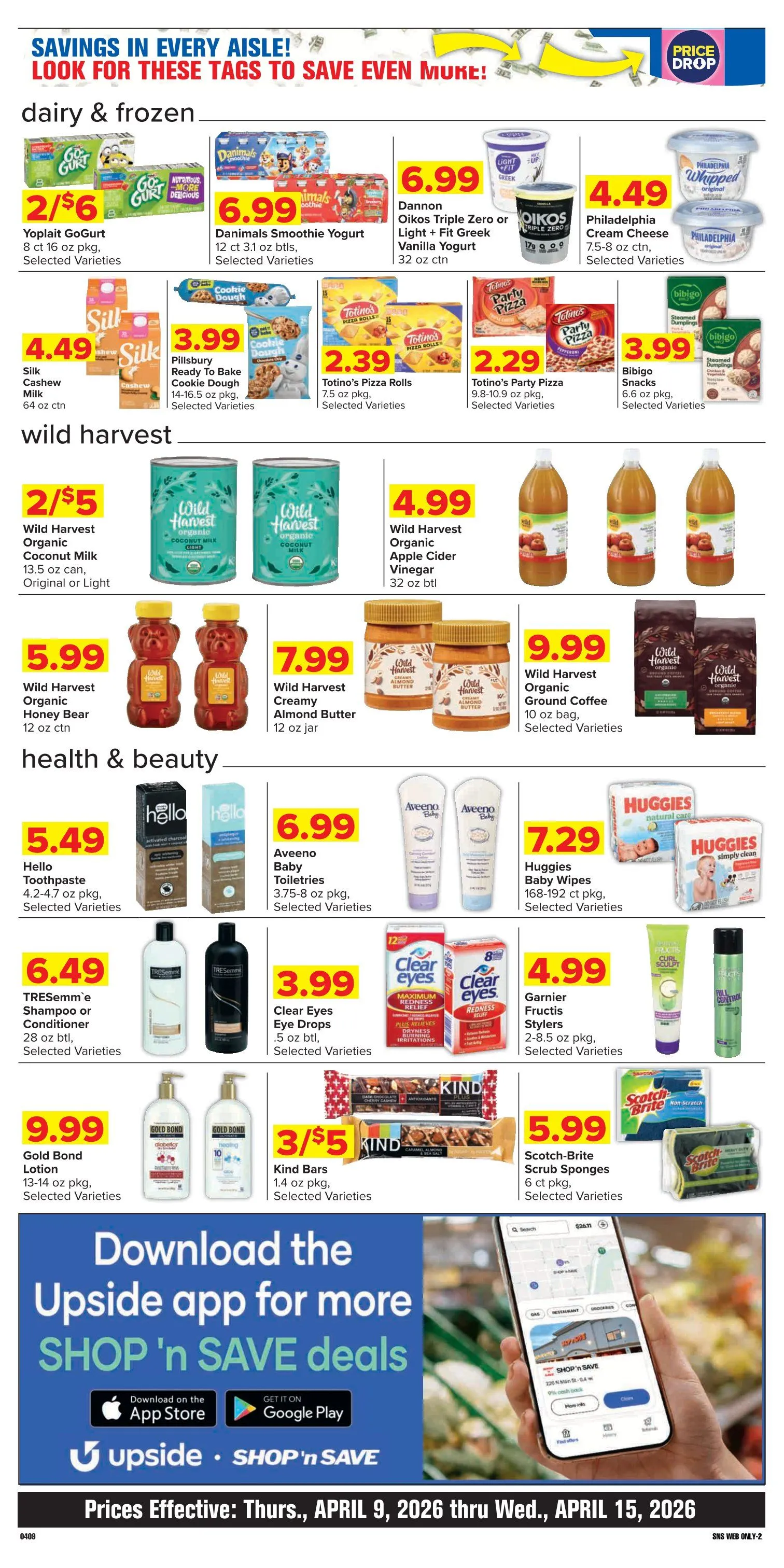 Weekly promotion Shop'n Save Sales spanning from April 9 to April 15 2026 - Page 6 for Catalogue 365