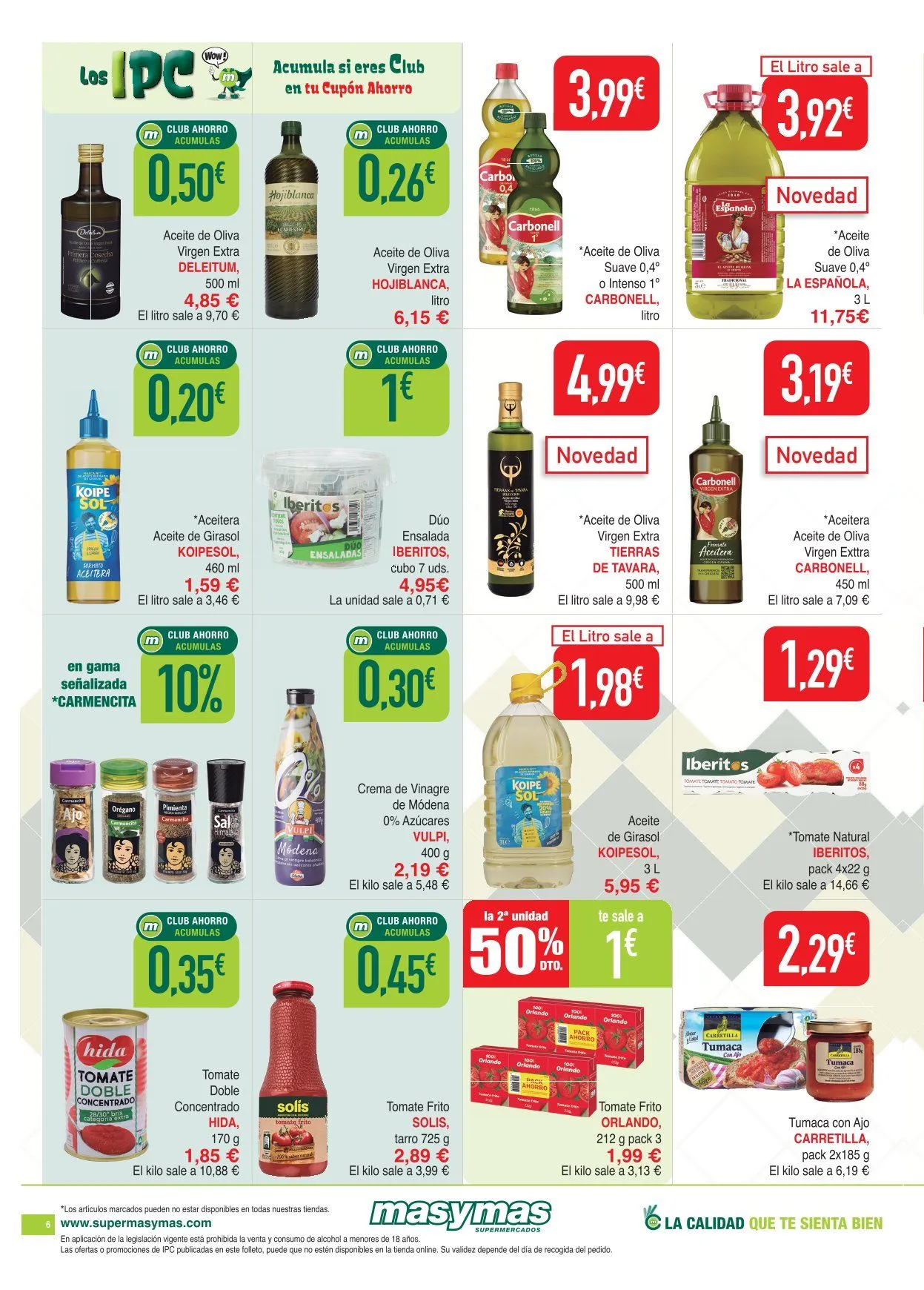 Catálogo de Supermercados masymas Ofertas 28 de mayo al 24 de junio 2026 - Página 6