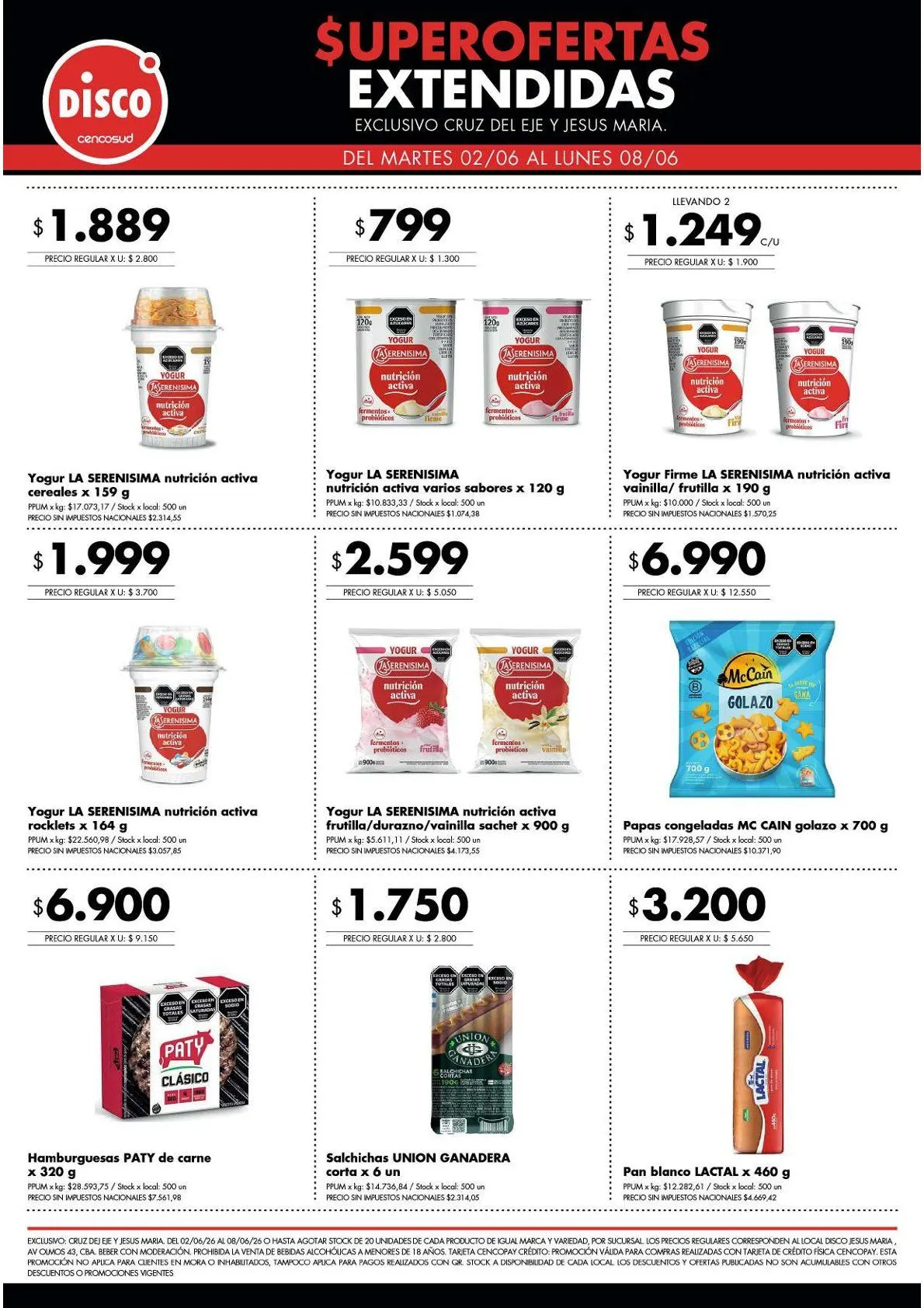 Ofertas de  Ofertas Disco 2 de junio al 8 de junio 2026 - Página 6 del catálogo